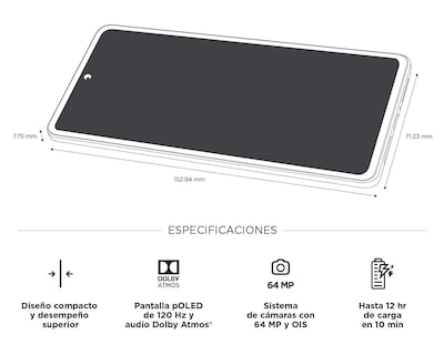 Foto 8 | Celular Motorola Desbloqueado Moto Edge 30 Neo 128 GB Verde