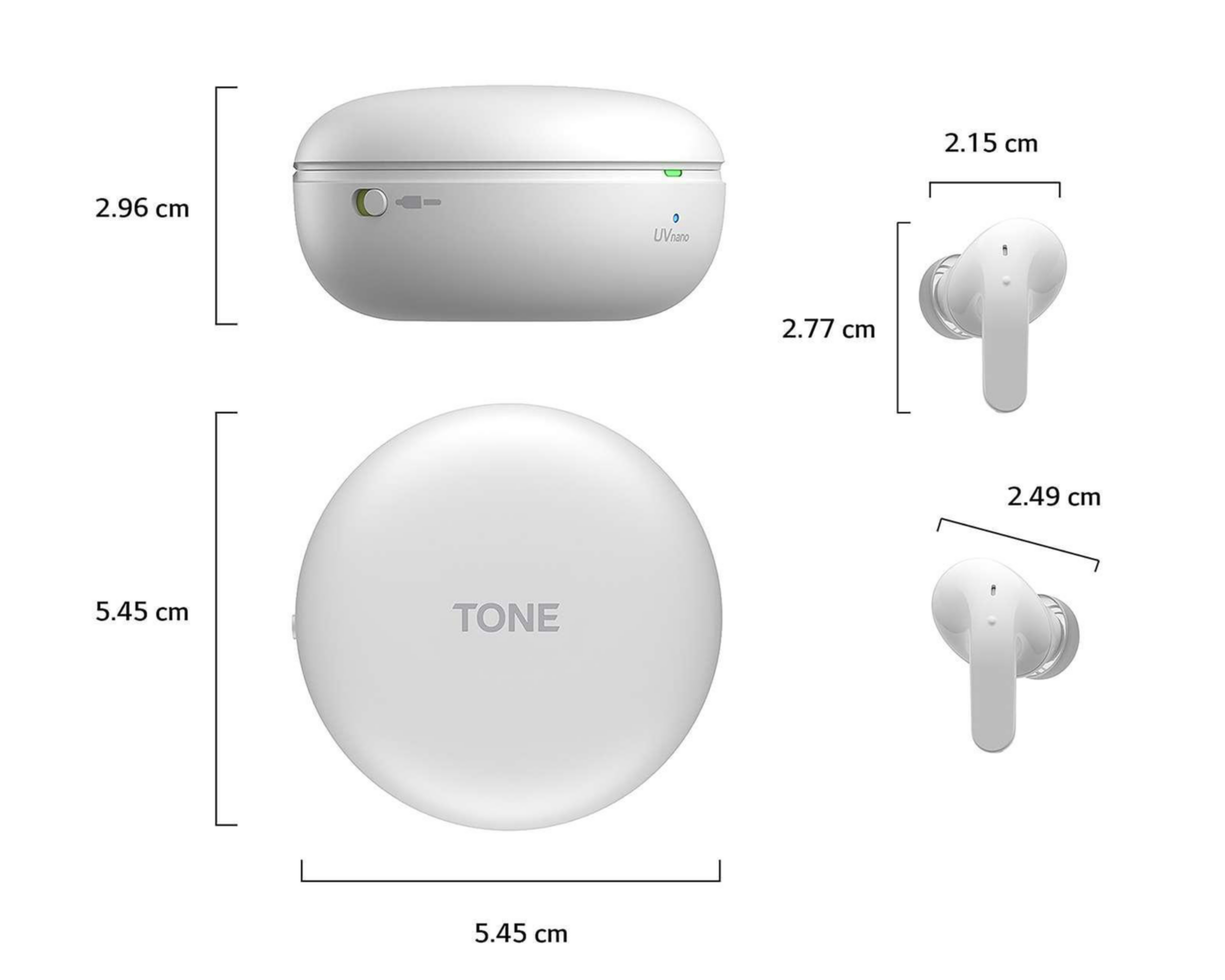 Foto 11 pulgar | Audífonos True Wireless LG Cancelling Noise Tone-T90Q