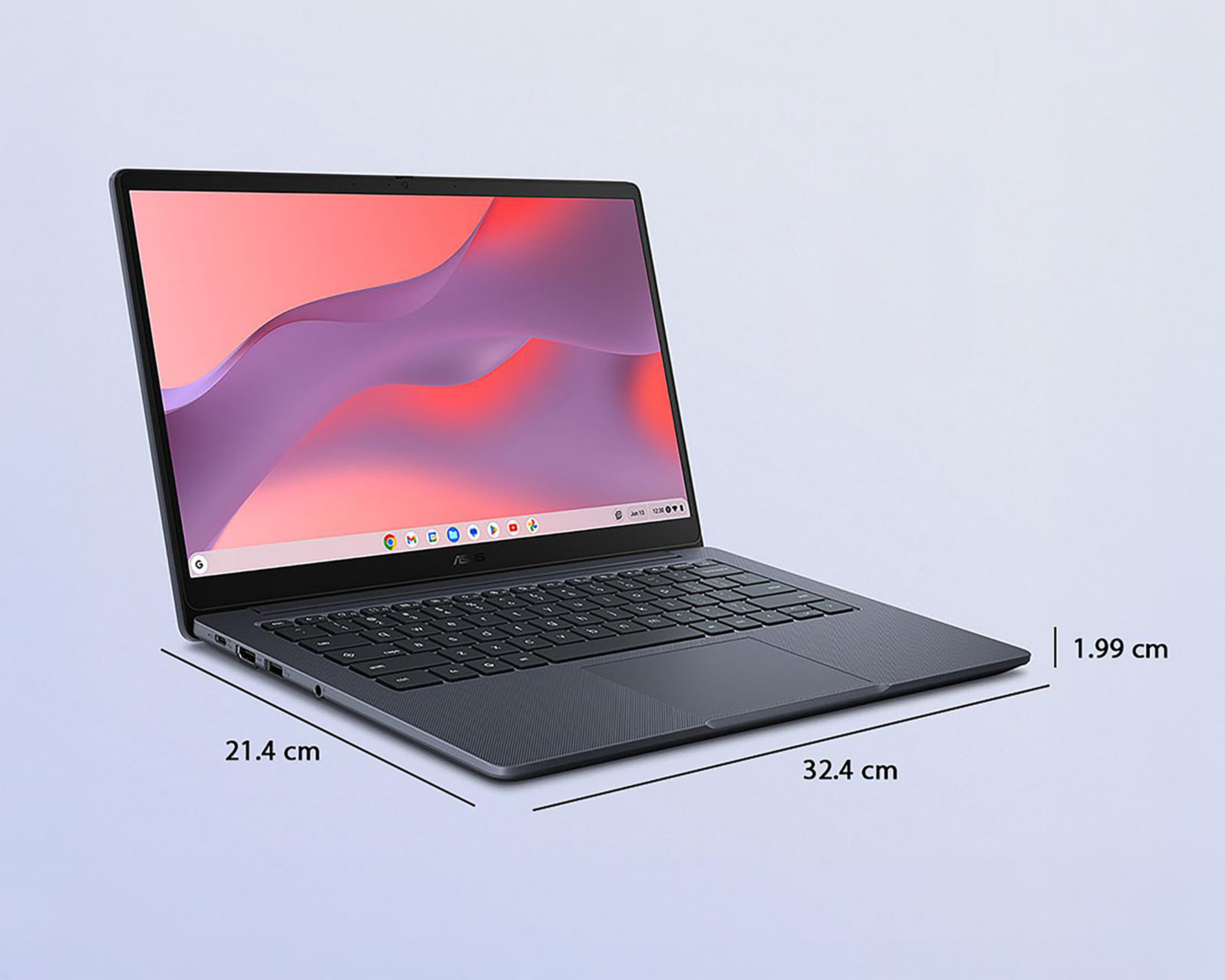 Foto 11 pulgar | Laptop Asus CX1405CKA-C8G128-C1 14 Pulgadas Chrome OS Intel Celeron N4500 8 GB RAM 128 GB eMMC Gris