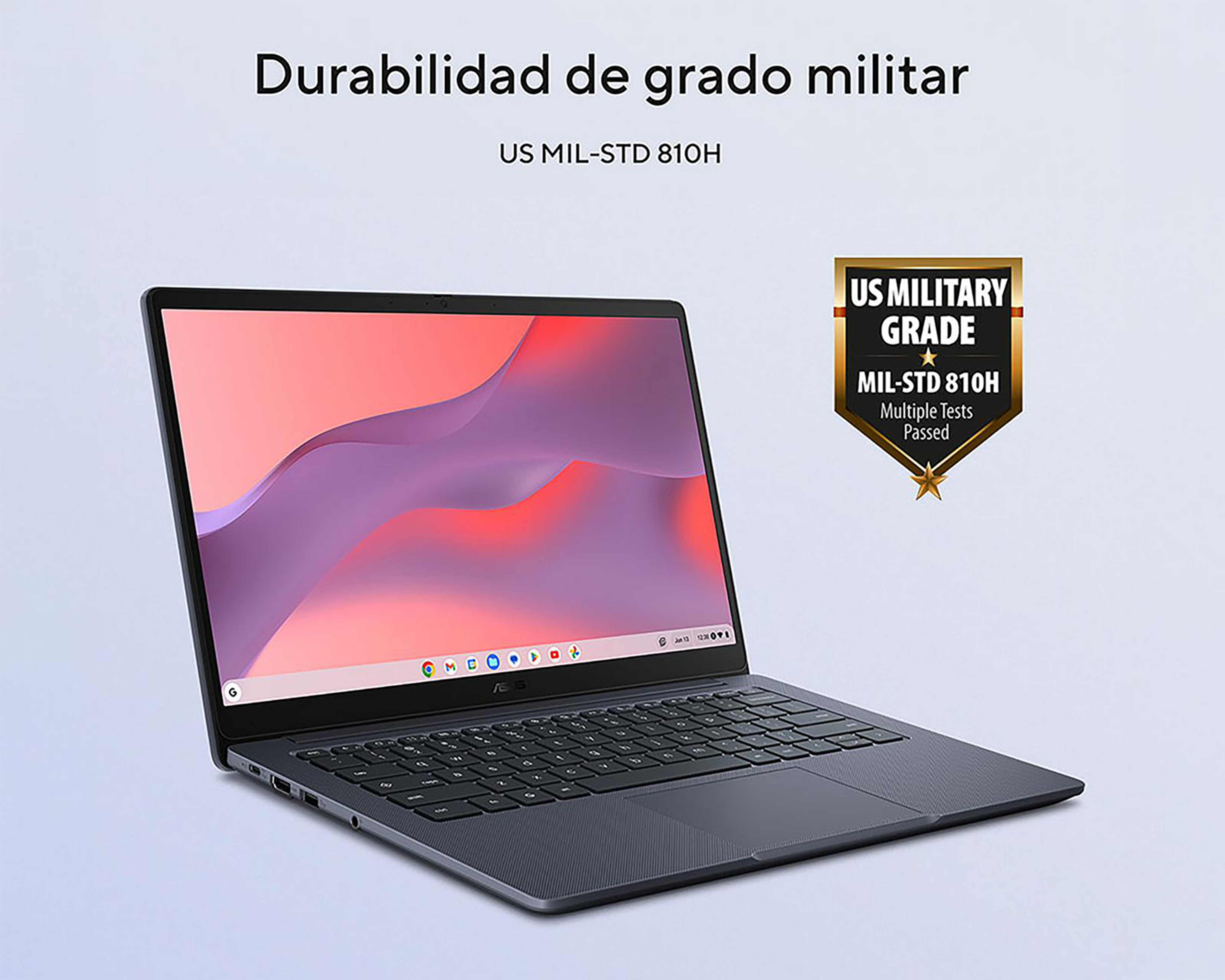 Foto 6 pulgar | Laptop Asus CX1405CKA-C8G128-C1 14 Pulgadas Chrome OS Intel Celeron N4500 8 GB RAM 128 GB eMMC Gris