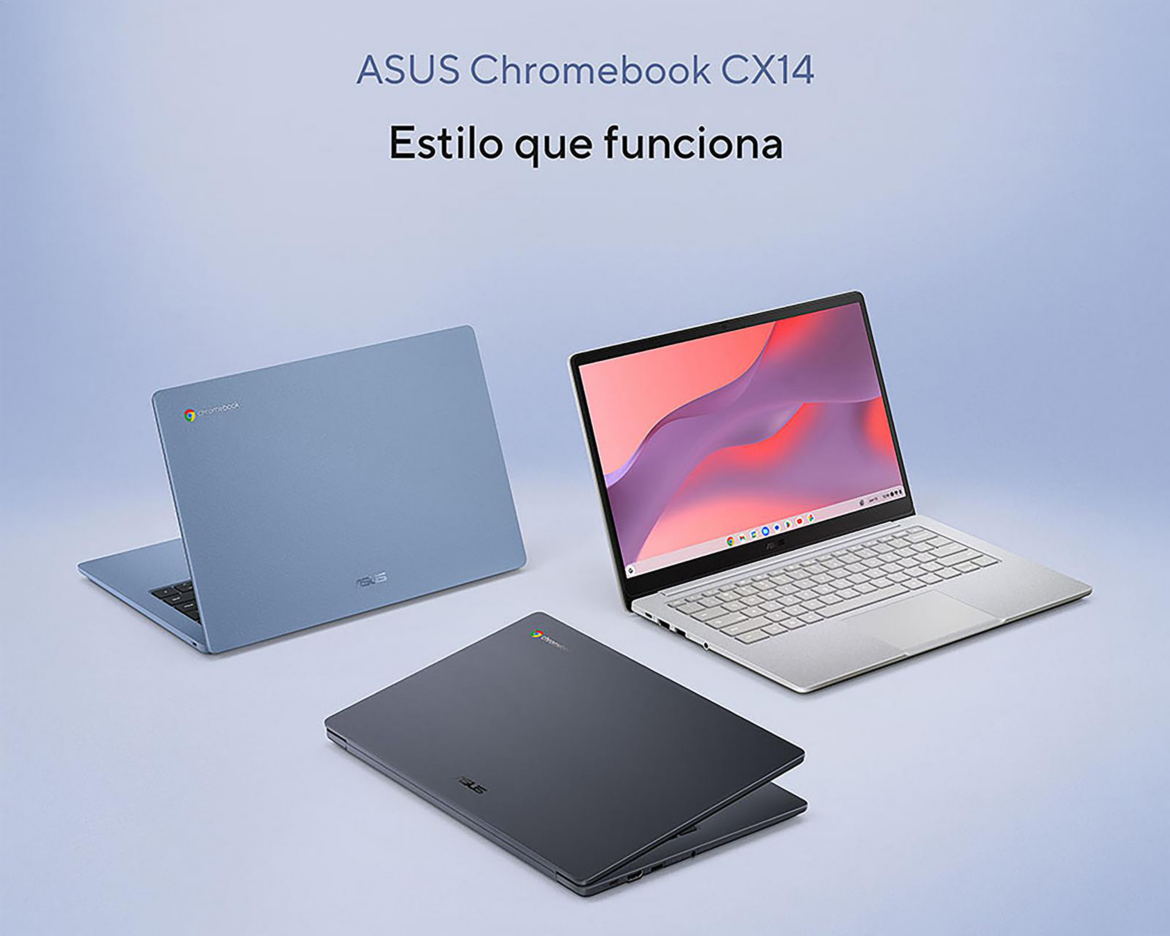 Foto 8 pulgar | Laptop Asus CX1405CKA-C8G128-C1 14 Pulgadas Chrome OS Intel Celeron N4500 8 GB RAM 128 GB eMMC Gris