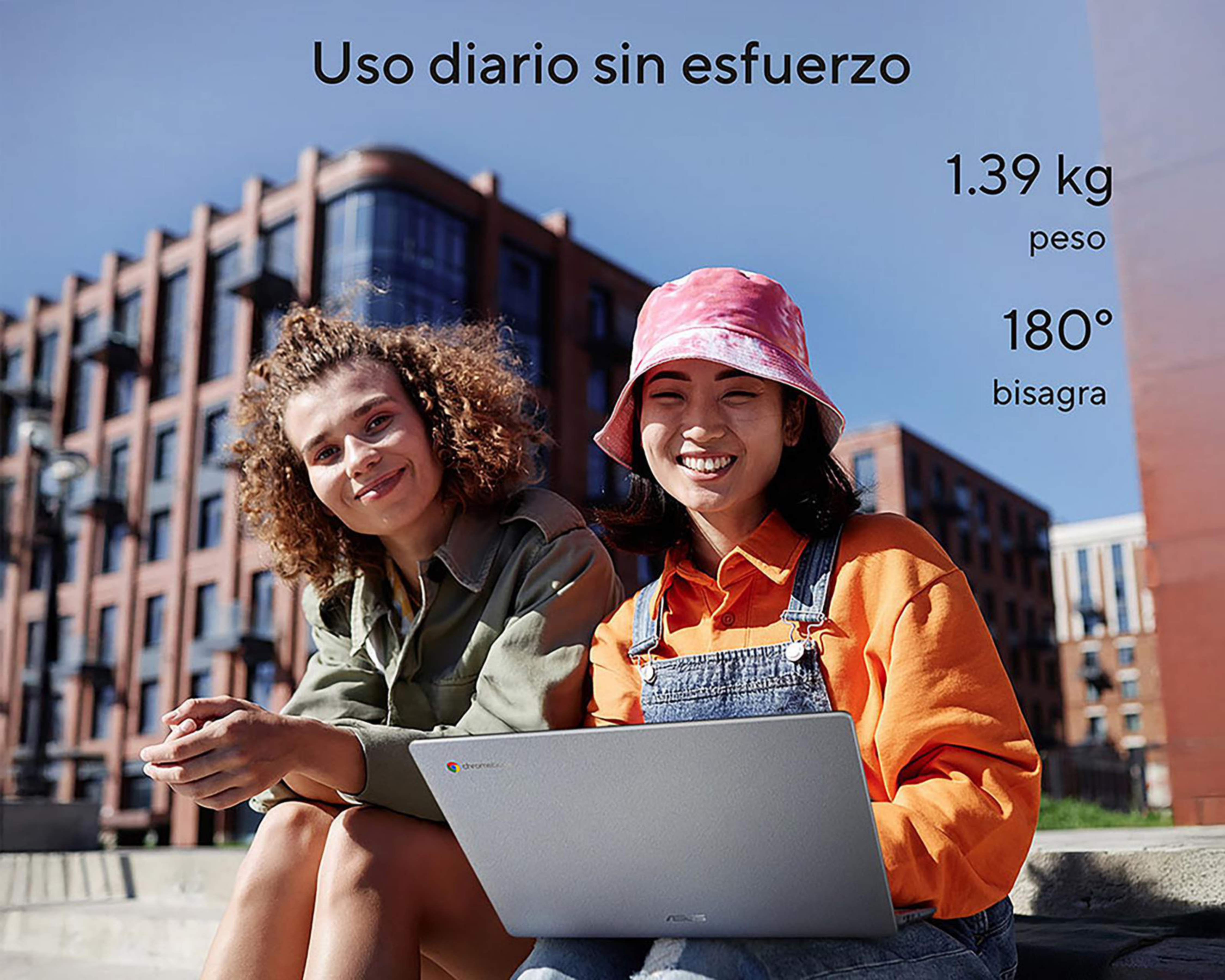 Foto 9 pulgar | Laptop Asus CX1405CKA-C8G128-C1 14 Pulgadas Chrome OS Intel Celeron N4500 8 GB RAM 128 GB eMMC Gris