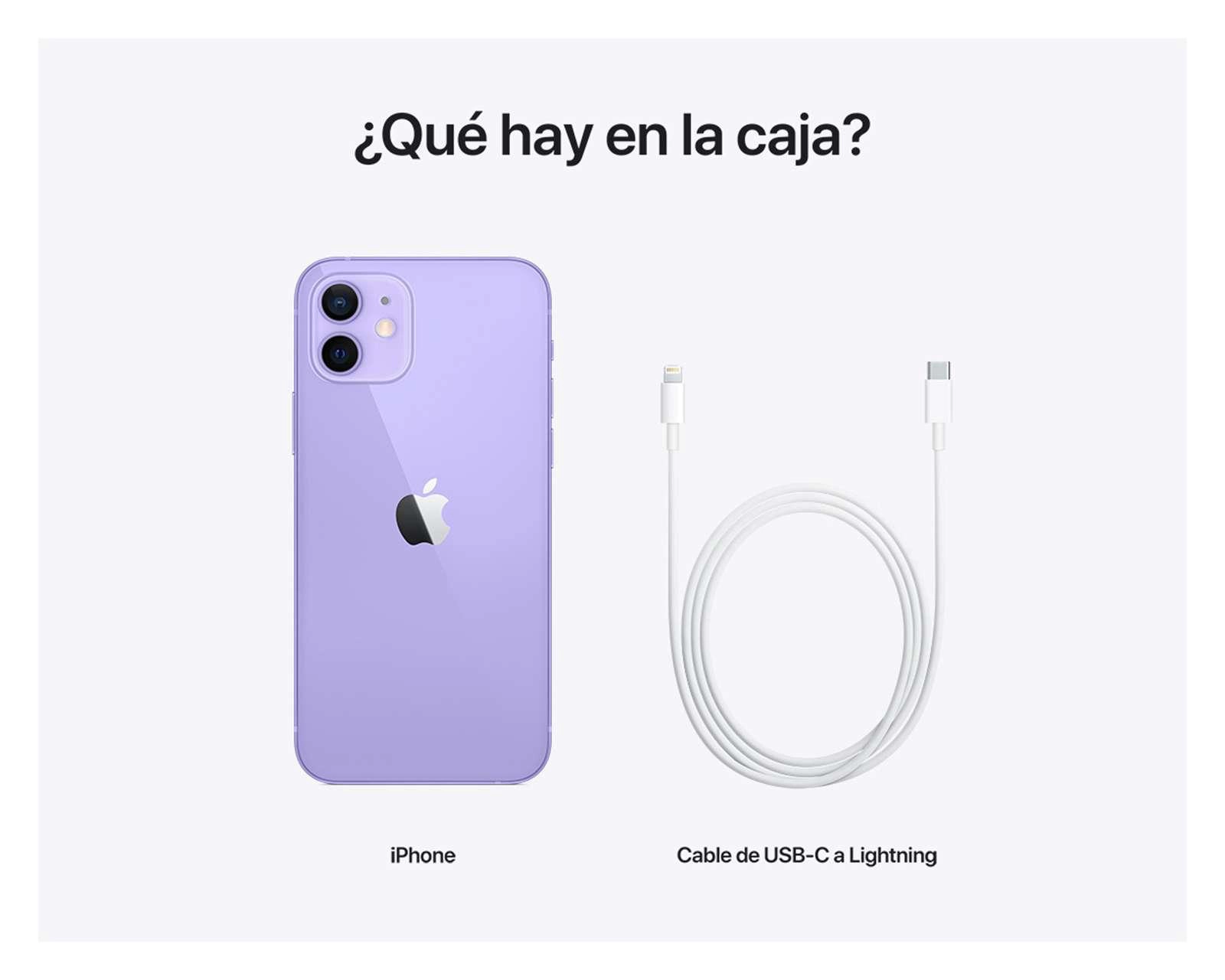 Foto 6 pulgar | iPhone 12 Liberado 128 GB Morado