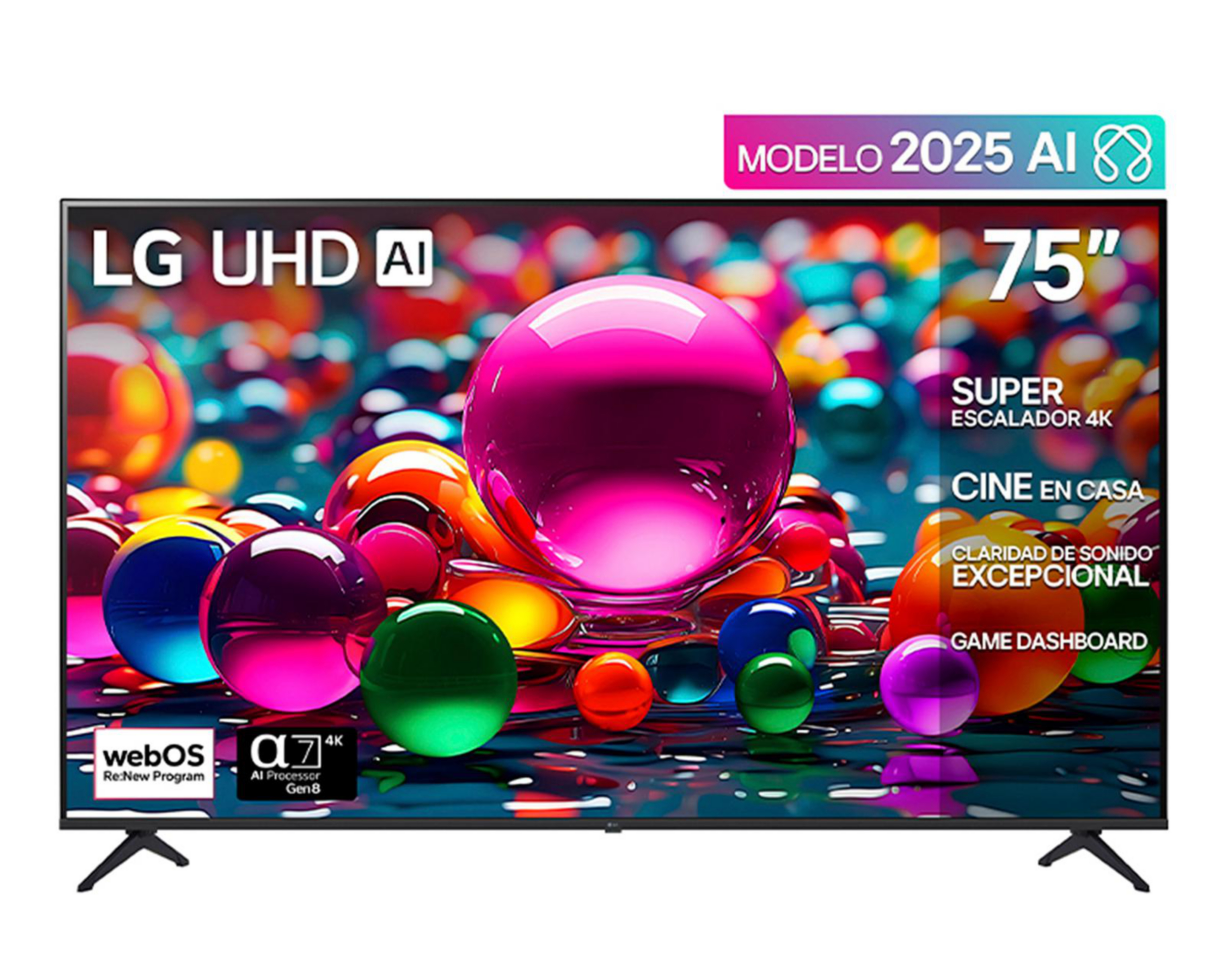 Foto 2 pulgar | Pantalla Smart TV LG 75 Pulgadas UHD 75UA7500