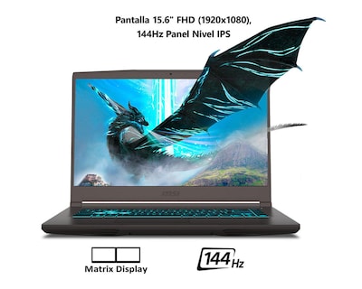 Foto 2 | Laptop Gamer MSI Thin 15 15.6 Pulgadas Windows 11 Intel Core i7 Nvidia RTX 4050 16 GB RAM 512 GB SSD Gris