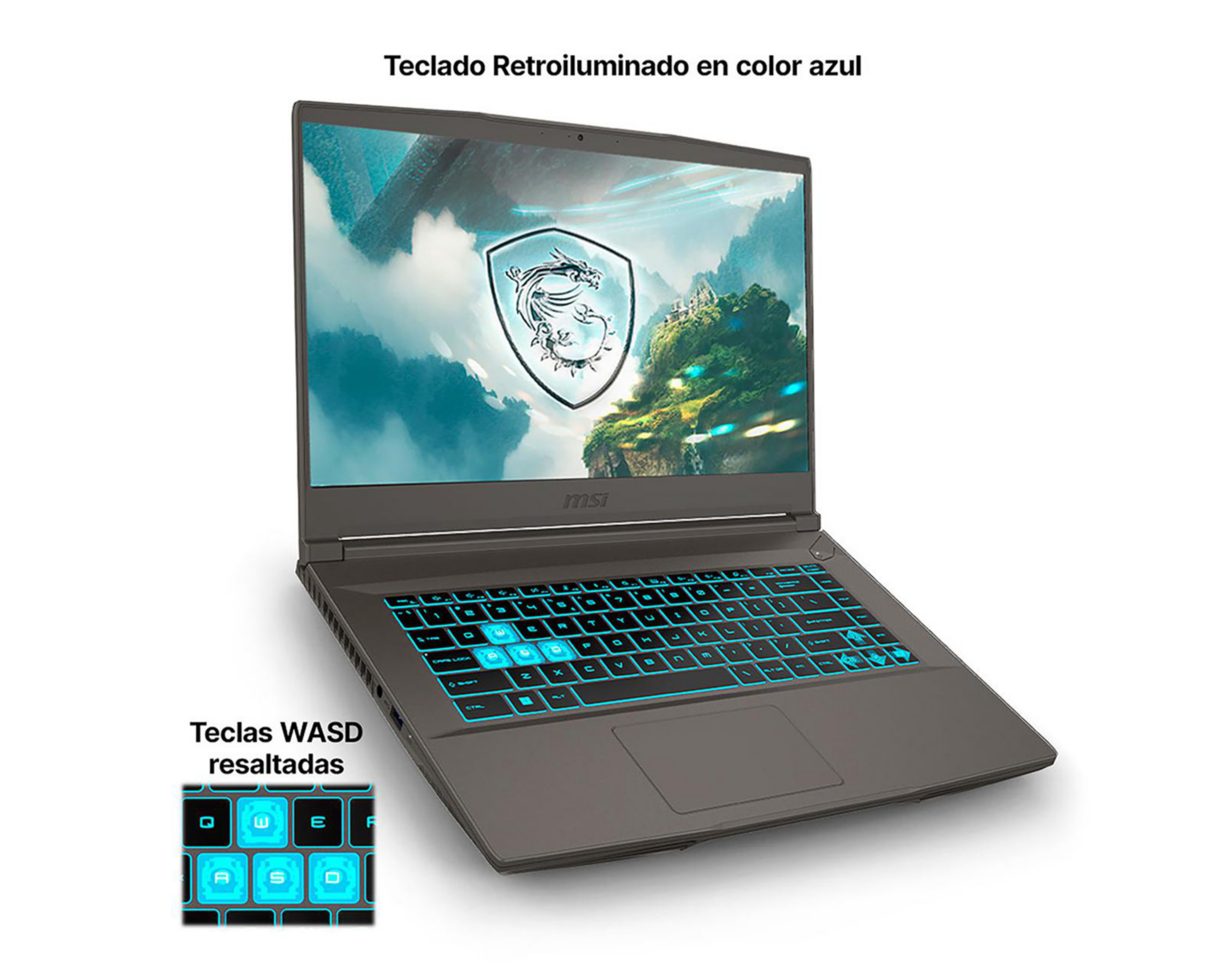 Foto 8 pulgar | Laptop Gamer MSI Thin 15 15.6 Pulgadas Windows 11 Intel Core i7 Nvidia RTX 4050 16 GB RAM 512 GB SSD Gris