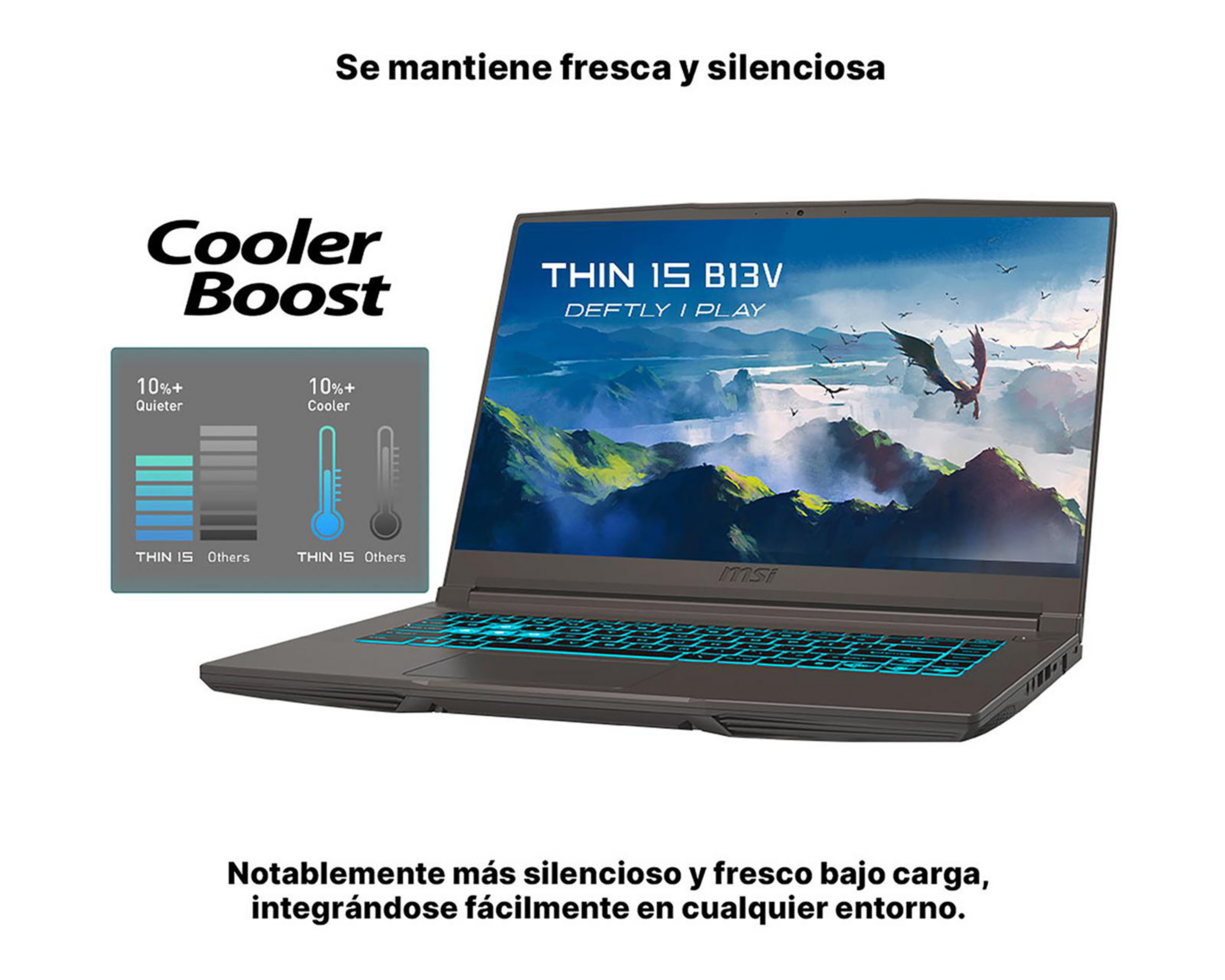Foto 4 pulgar | Laptop Gamer MSI Thin A15 B7UC-474MX 15.6 Pulgadas Windows 11 Home AMD RYZEN 5 7535HS NVIDIA GeForce RTX 3050 16 GB