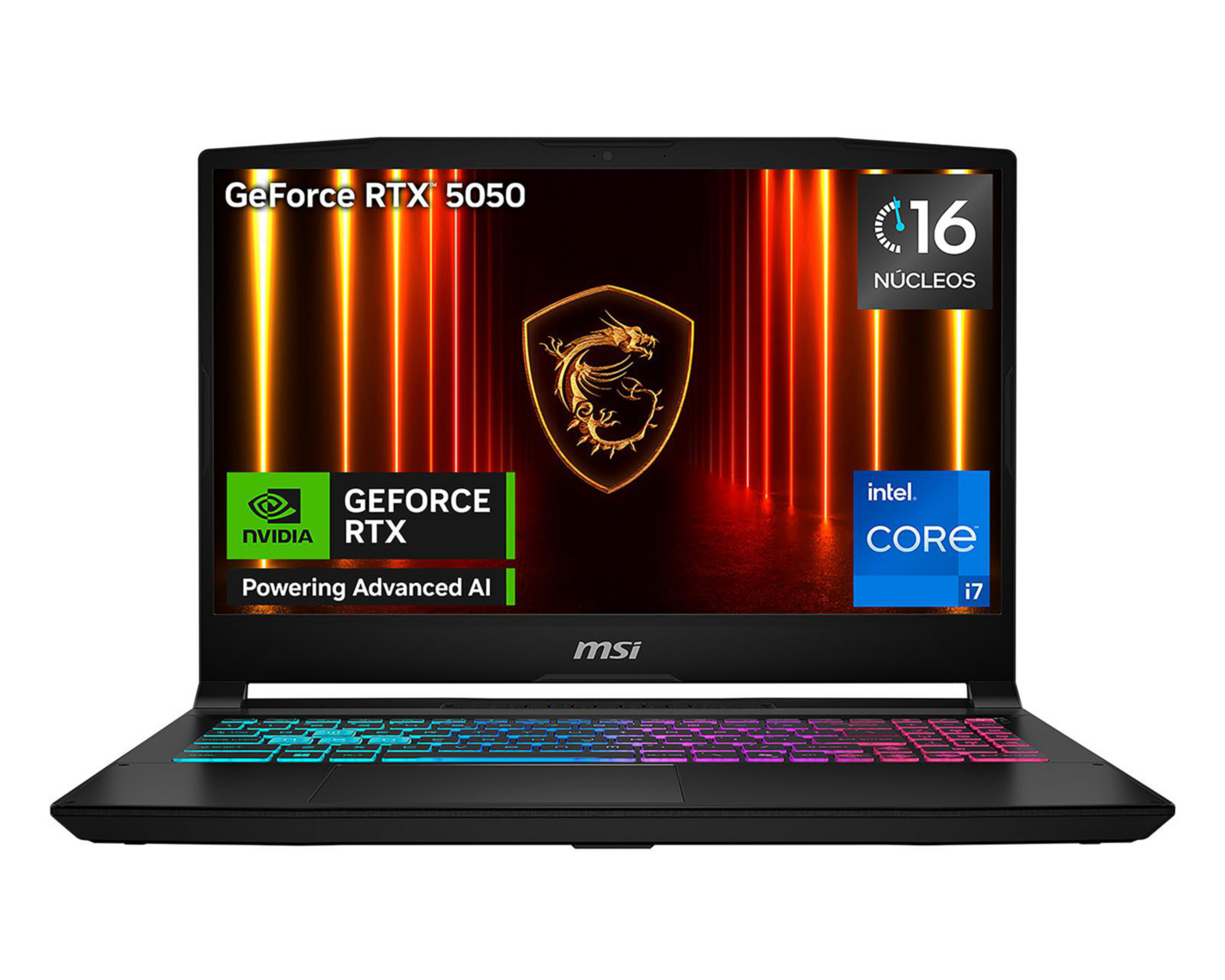 Foto 2 pulgar | Laptop Gamer MSI Katana 15 HX B14WEK-447MX 15.6 Pulgadas Intel Core i7 NVIDIA GeForce RTX 5050 16 GB RAM 512 GB SSD