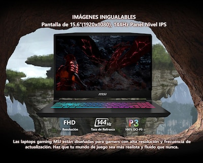 Foto 4 | Laptop Gamer MSI Katana 15 HX B14WEK-447MX 15.6 Pulgadas Intel Core i7 NVIDIA GeForce RTX 5050 16 GB RAM 512 GB SSD
