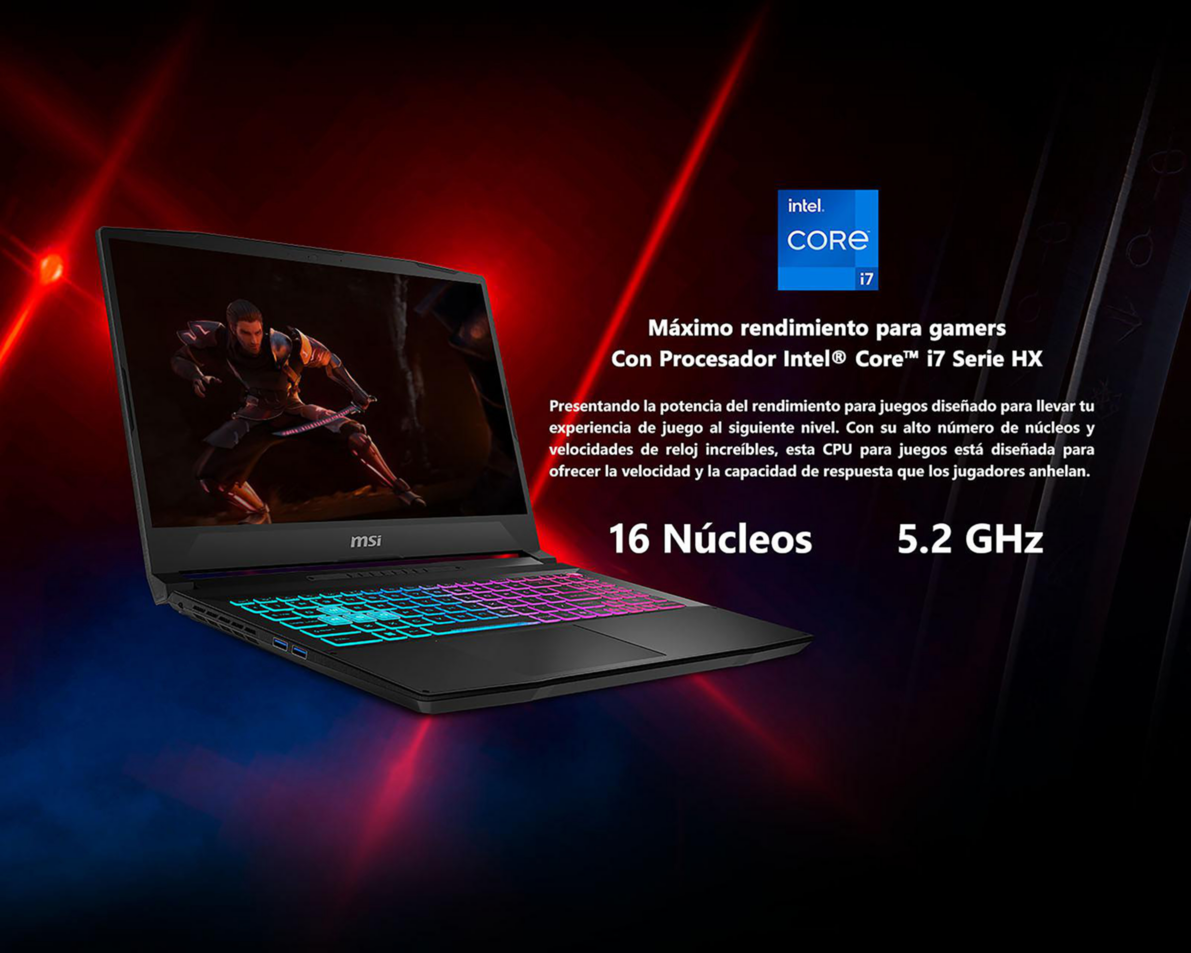 Foto 6 | Laptop Gamer MSI Katana 15 HX B14WEK-447MX 15.6 Pulgadas Intel Core i7 NVIDIA GeForce RTX 5050 16 GB RAM 512 GB SSD