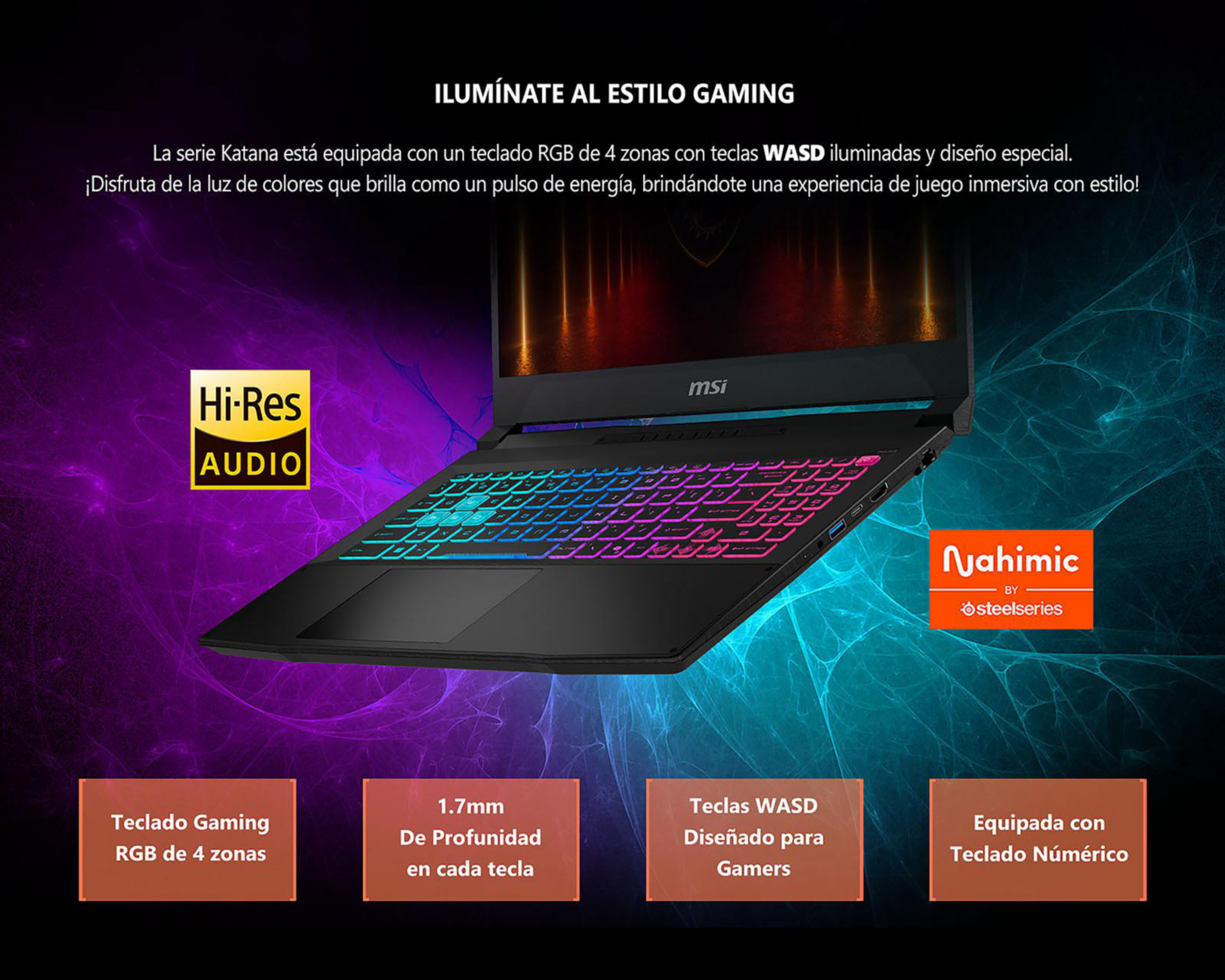 Foto 8 pulgar | Laptop Gamer MSI Katana 15 HX B14WEK-447MX 15.6 Pulgadas Intel Core i7 NVIDIA GeForce RTX 5050 16 GB RAM 512 GB SSD