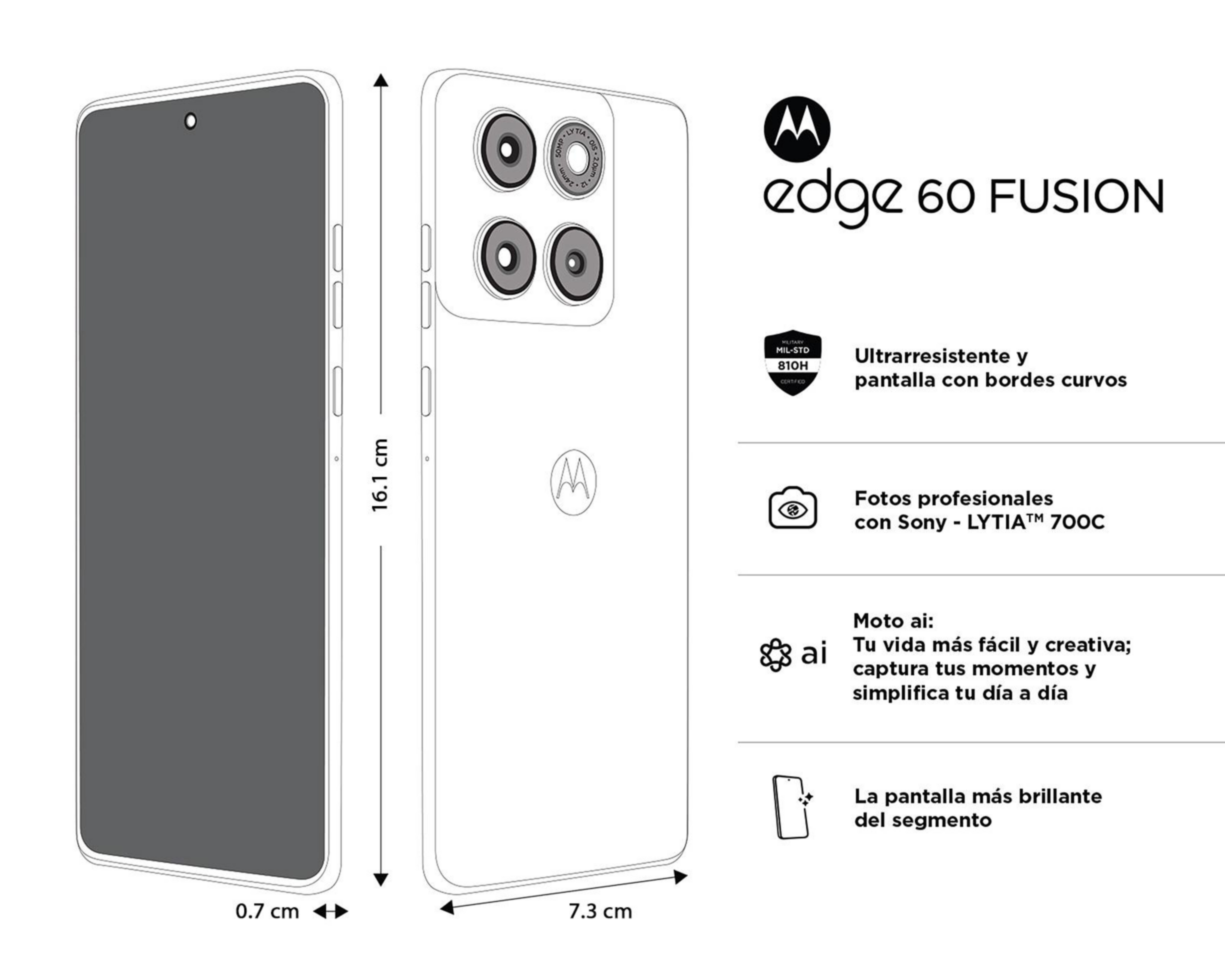 Foto 7 pulgar | Movistar Moto Edge 60 Fusion 256 GB Verde