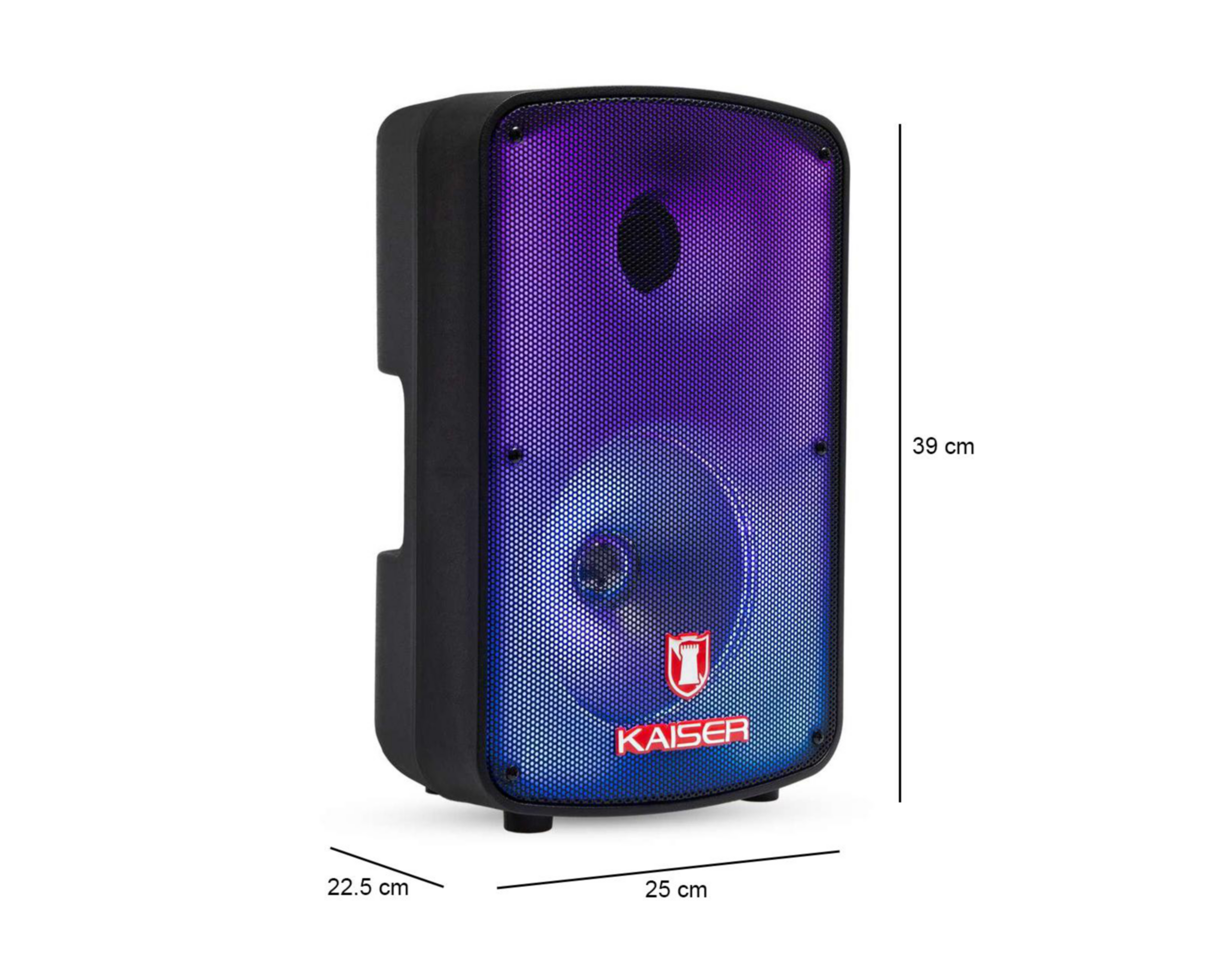 Foto 8 pulgar | Bafle Bluetooth Kaiser KSW-1108 con Luces