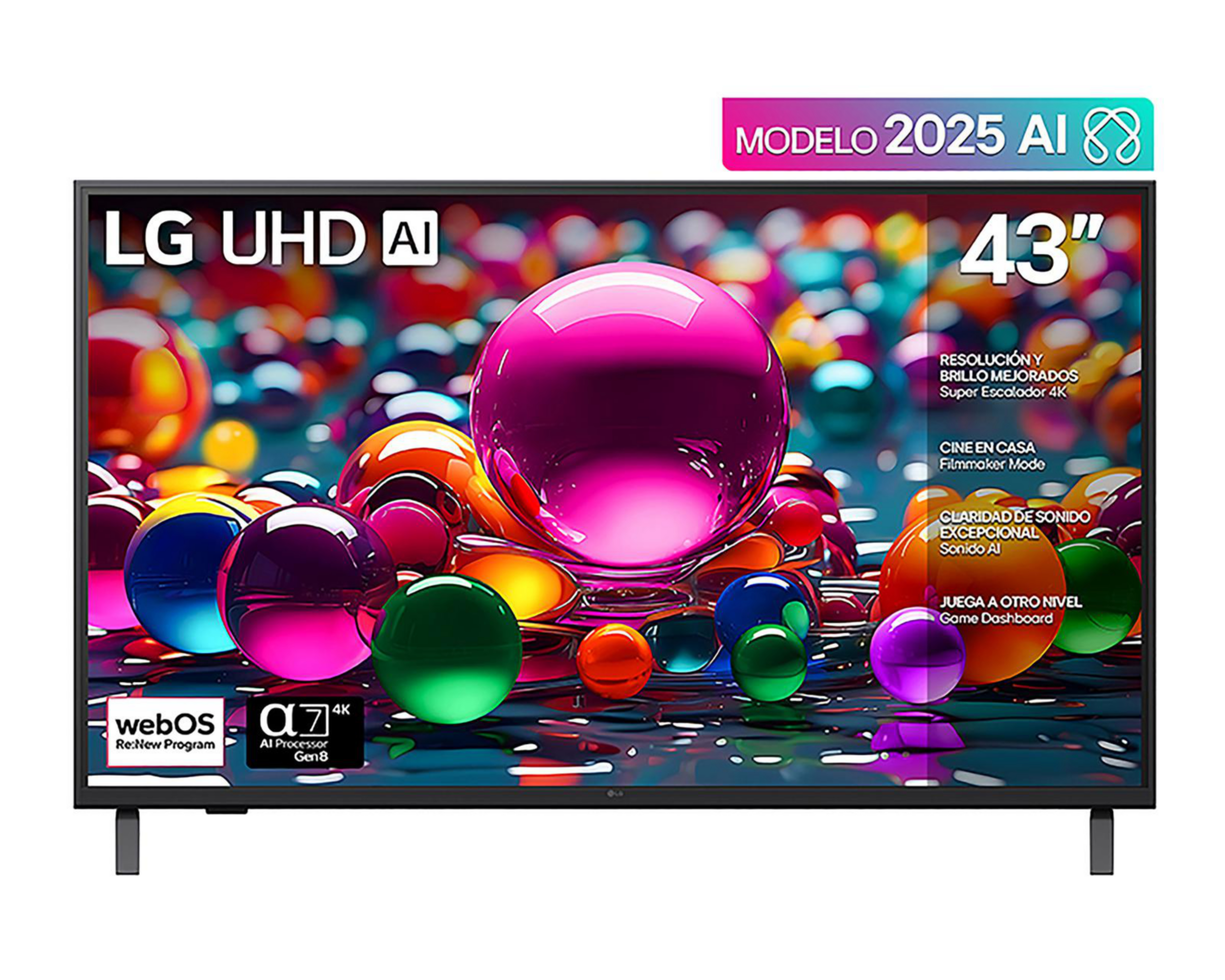 Foto 2 pulgar | Pantalla Smart TV LG 43 Pulgadas UHD 4K 43UA7500