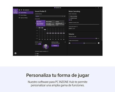 Foto 8 | Audífonos Inalámbricos Sony Inzone H9 Aislamiento Acústico WH-G900N/WZUC