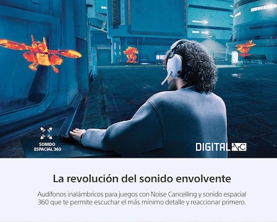 Foto 9 | Audífonos Inalámbricos Sony Inzone H9 Aislamiento Acústico WH-G900N/WZUC
