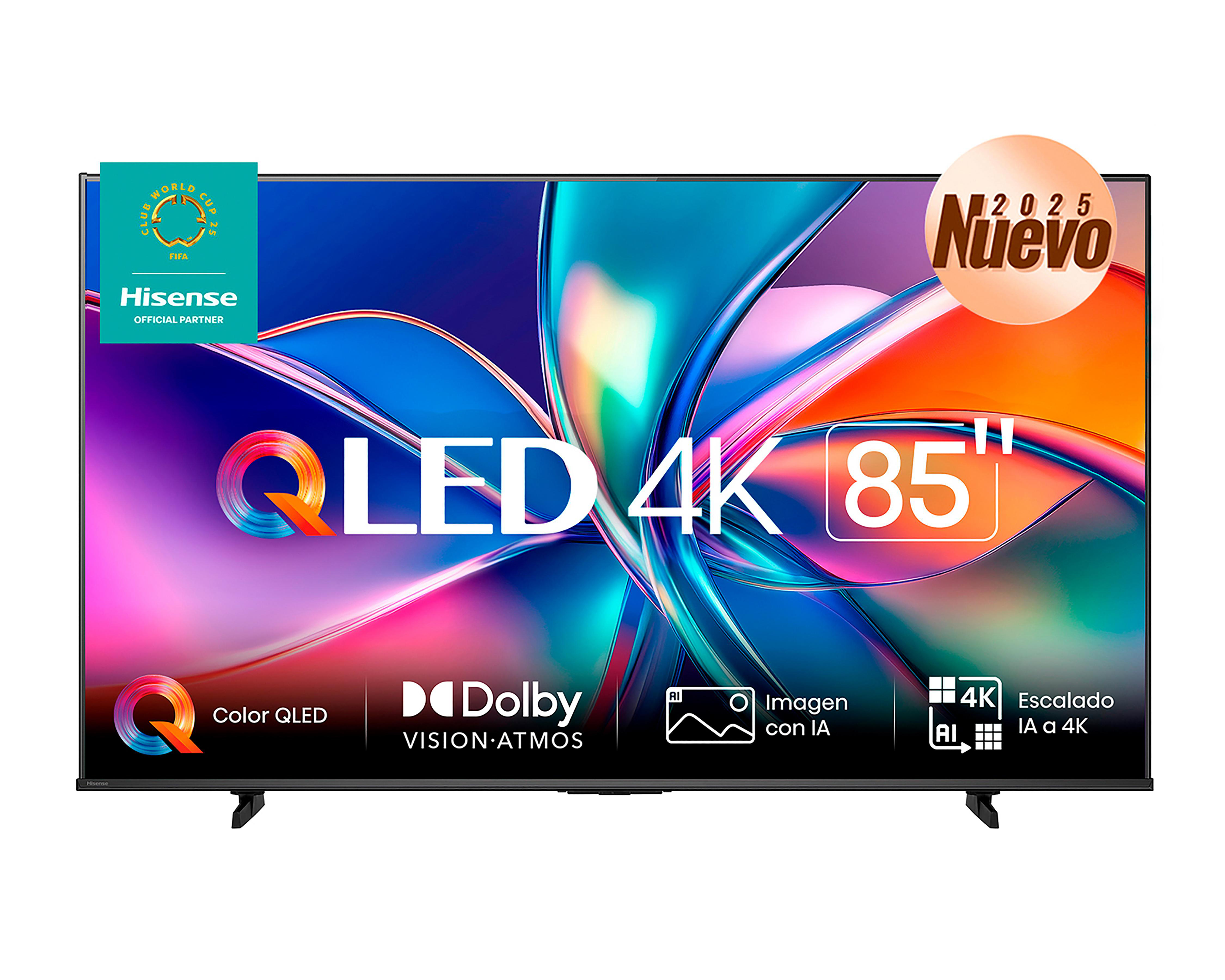 Foto 2 pulgar | Pantalla Smart TV Hisense QLED 85 Pulgadas 4K 85QD6QV
