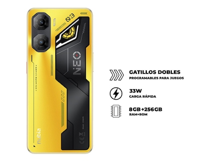 Foto 7 | Celular Nubia Neo 3 5G Liberado 256 GB Amarillo