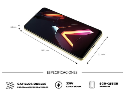Foto 9 | Celular Nubia Neo 3 5G Liberado 256 GB Amarillo