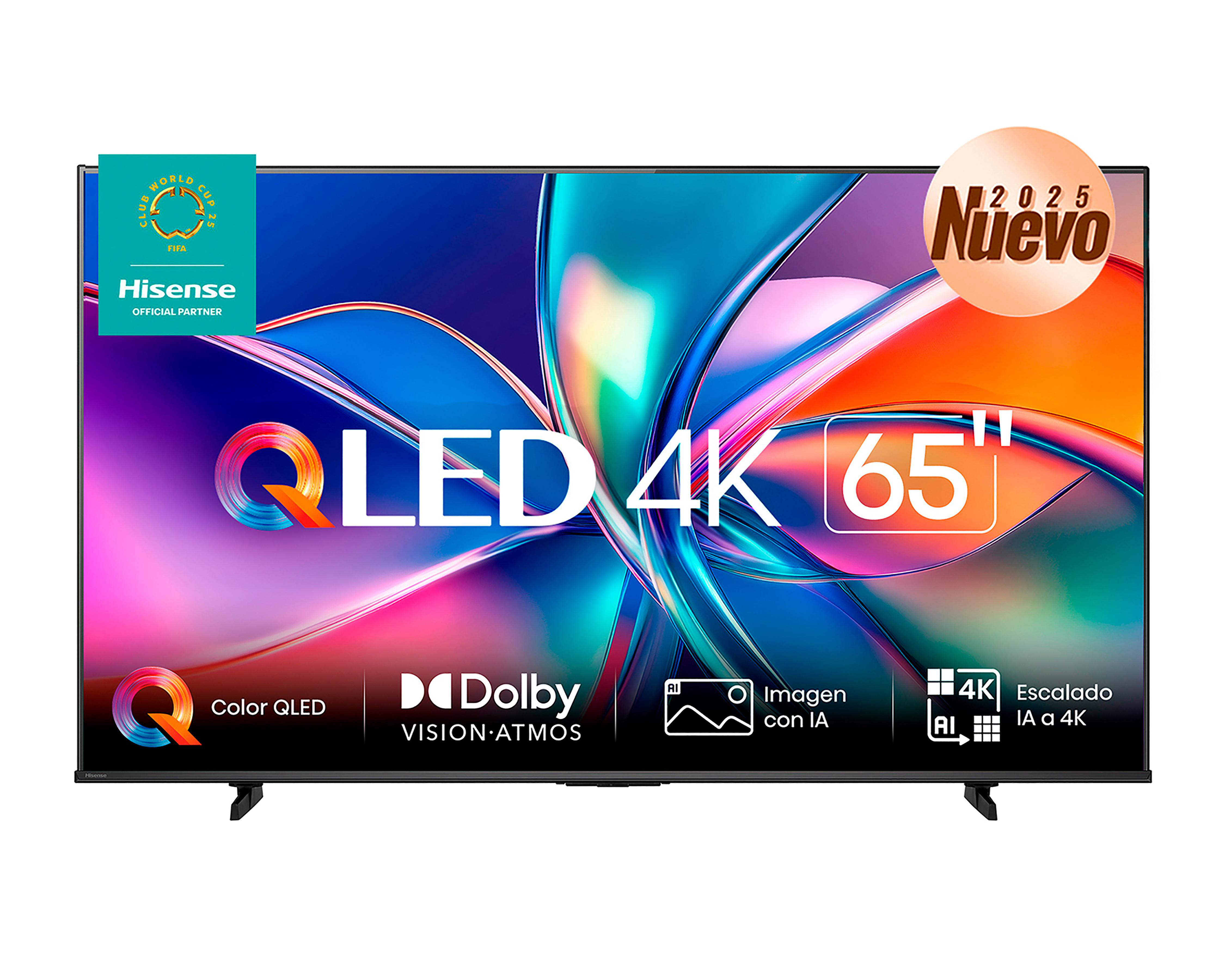 Foto 2 pulgar | Pantalla Smart TV Hisense QLED 65 Pulgadas 4K 65QD6QV