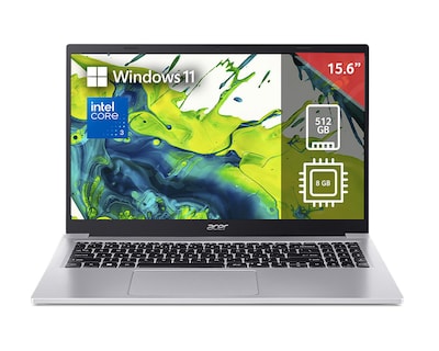 Foto 1 | Laptop Acer Aspire Lite 15 15.6 Pulgadas Windows 11 Intel Core i3 8 GB RAM 512 GB SSD Gris