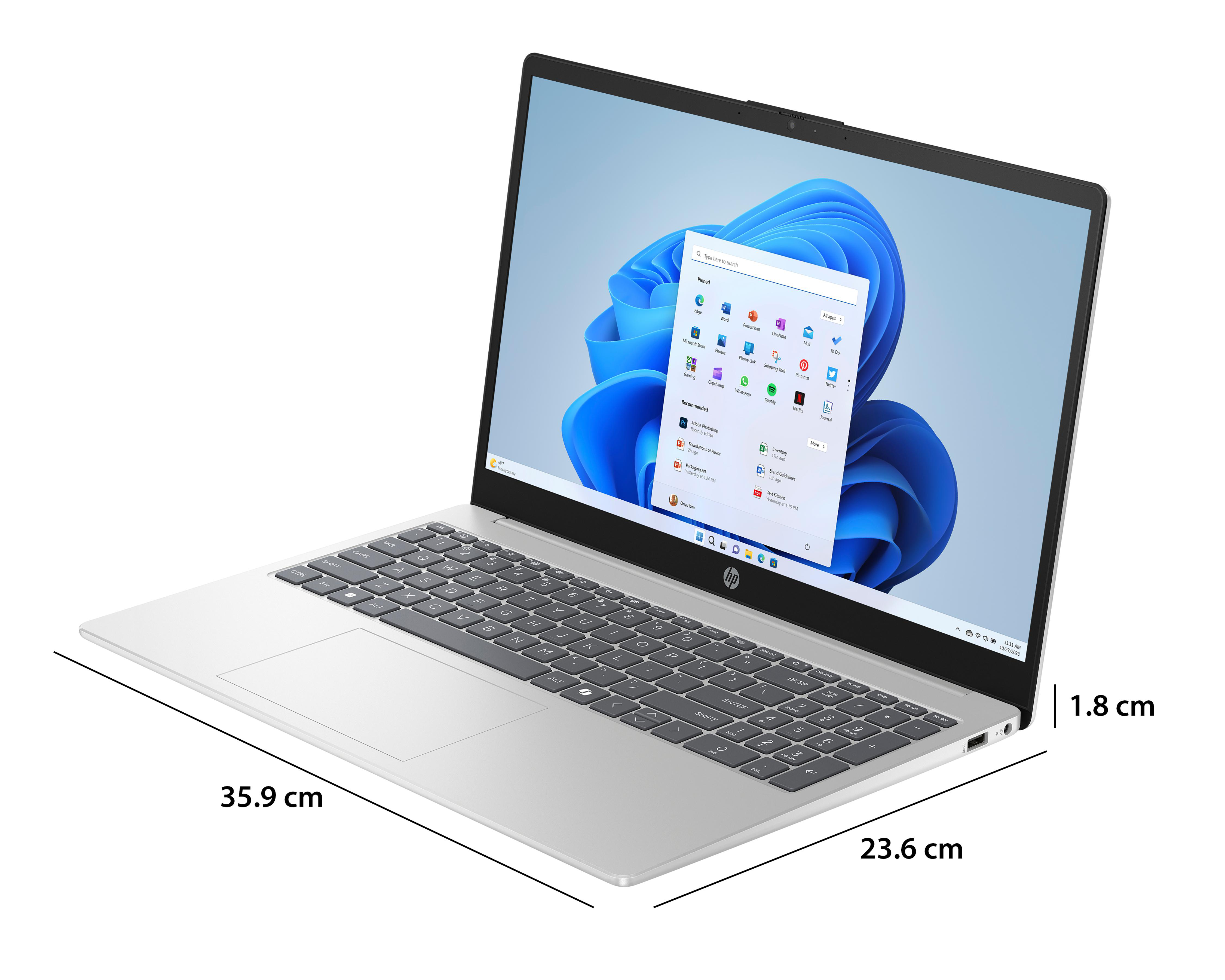 Foto 5 | Laptop HP 15-FD1254LA 15.6 Pulgadas Windows 11 Intel Core Ultra 5 8 GB RAM 512 GB SSD Plateado
