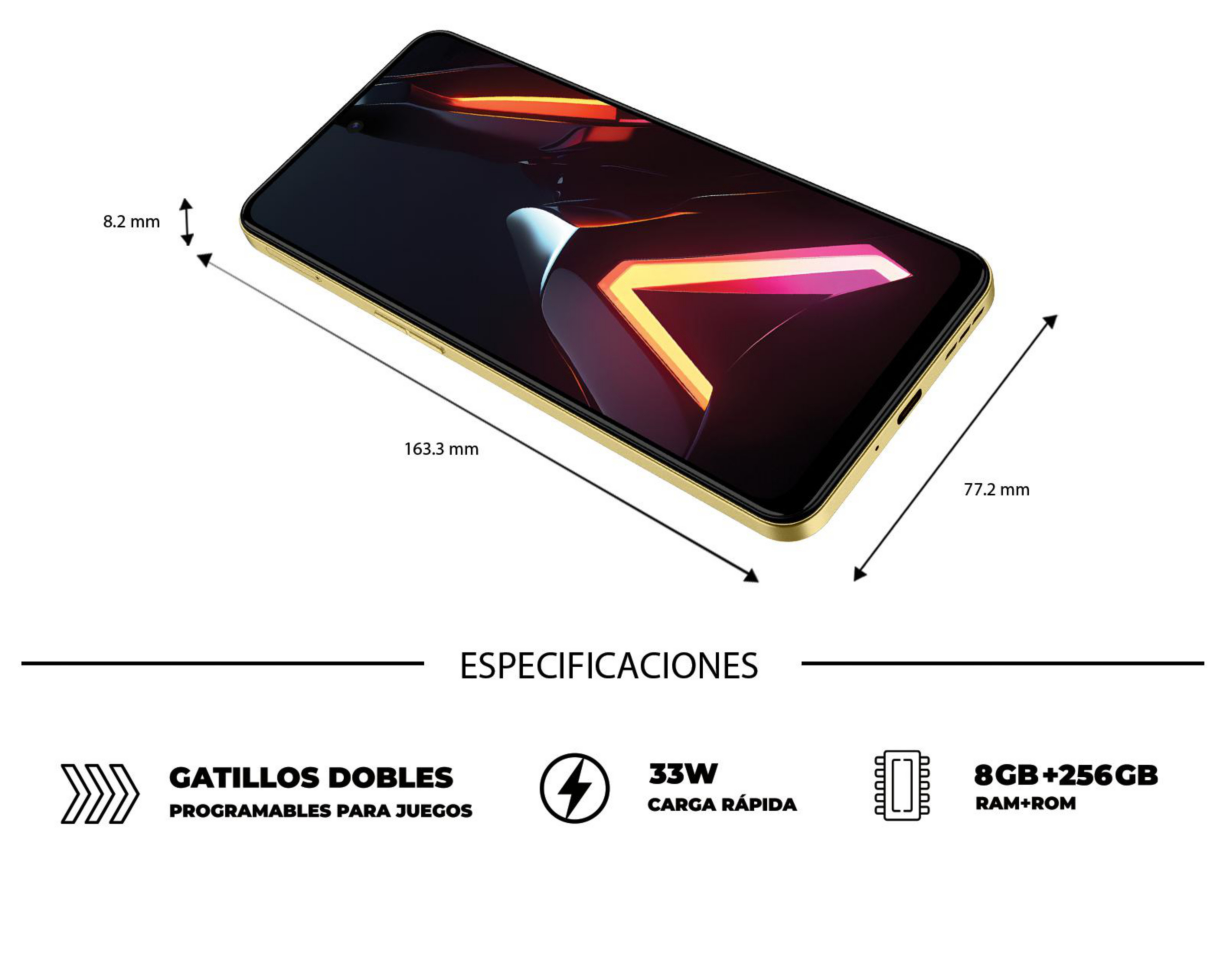 Foto 8 | Telcel Nubia Neo 3 5G 256 GB Amarillo
