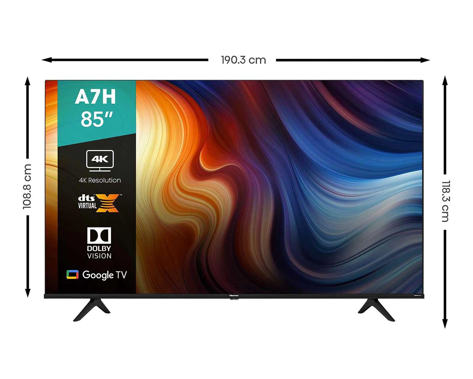 Foto 7 pulgar | Pantalla LED Hisense 85" Ultra HD 4K Smart TV 85A7H