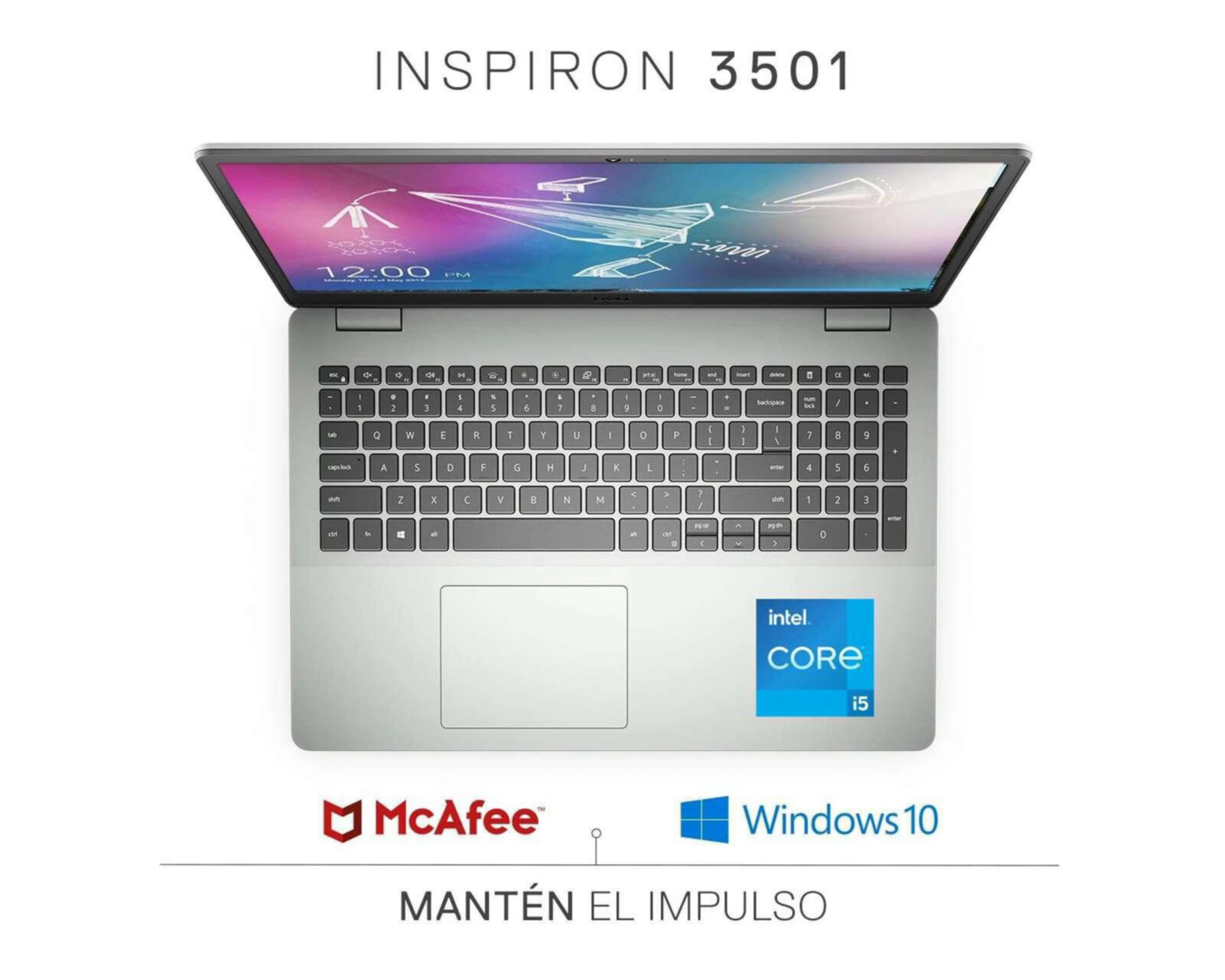 Foto 4 | Laptop Dell L3501 I581T2562GSM10 15.6" Intel Core i5 NVIDIA GeForce MX330 8 GB RAM 1 TB HDD Plateada