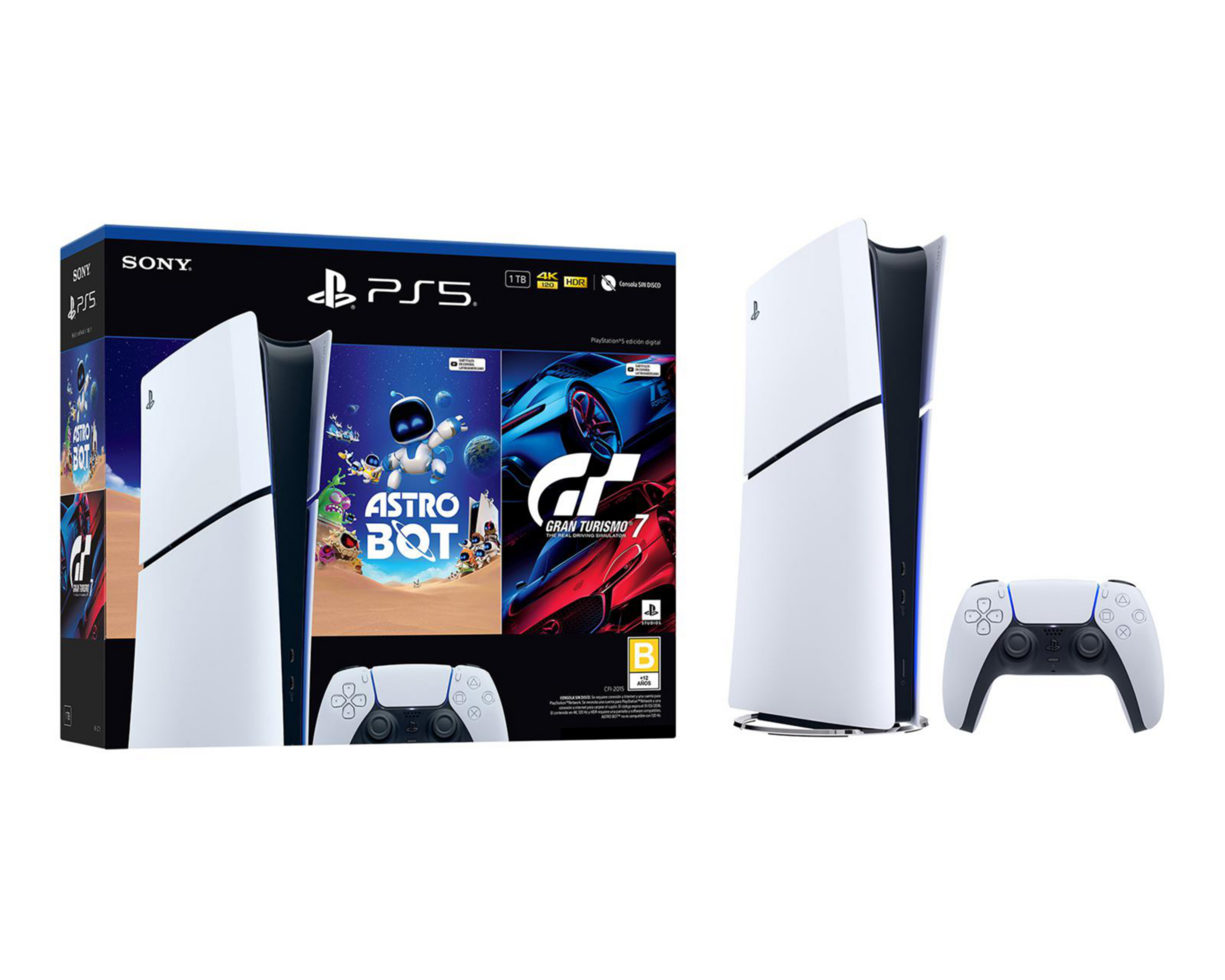 Foto 2 | Consola Playstation 5 1 TB Astro Bot/Gran Turismo 7