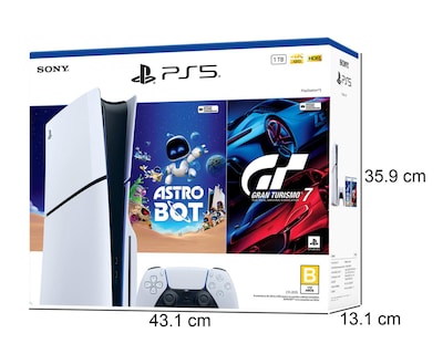 Foto 4 | Consola PlayStation 5 de 1 TB Astro Bot y Gran Turismo 7