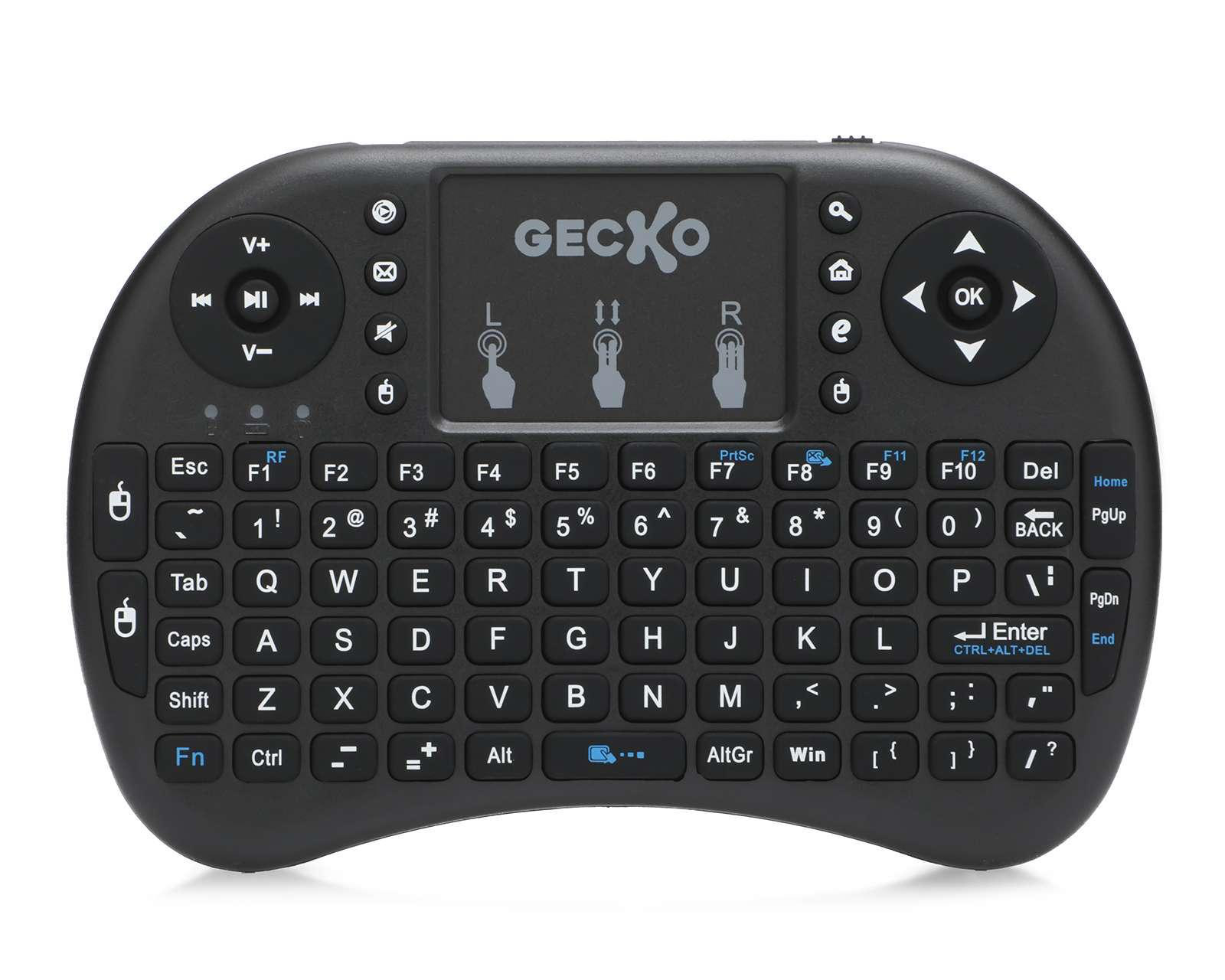 Mini Teclado Inalámbrico Gecko GK-RCSMARTV $499