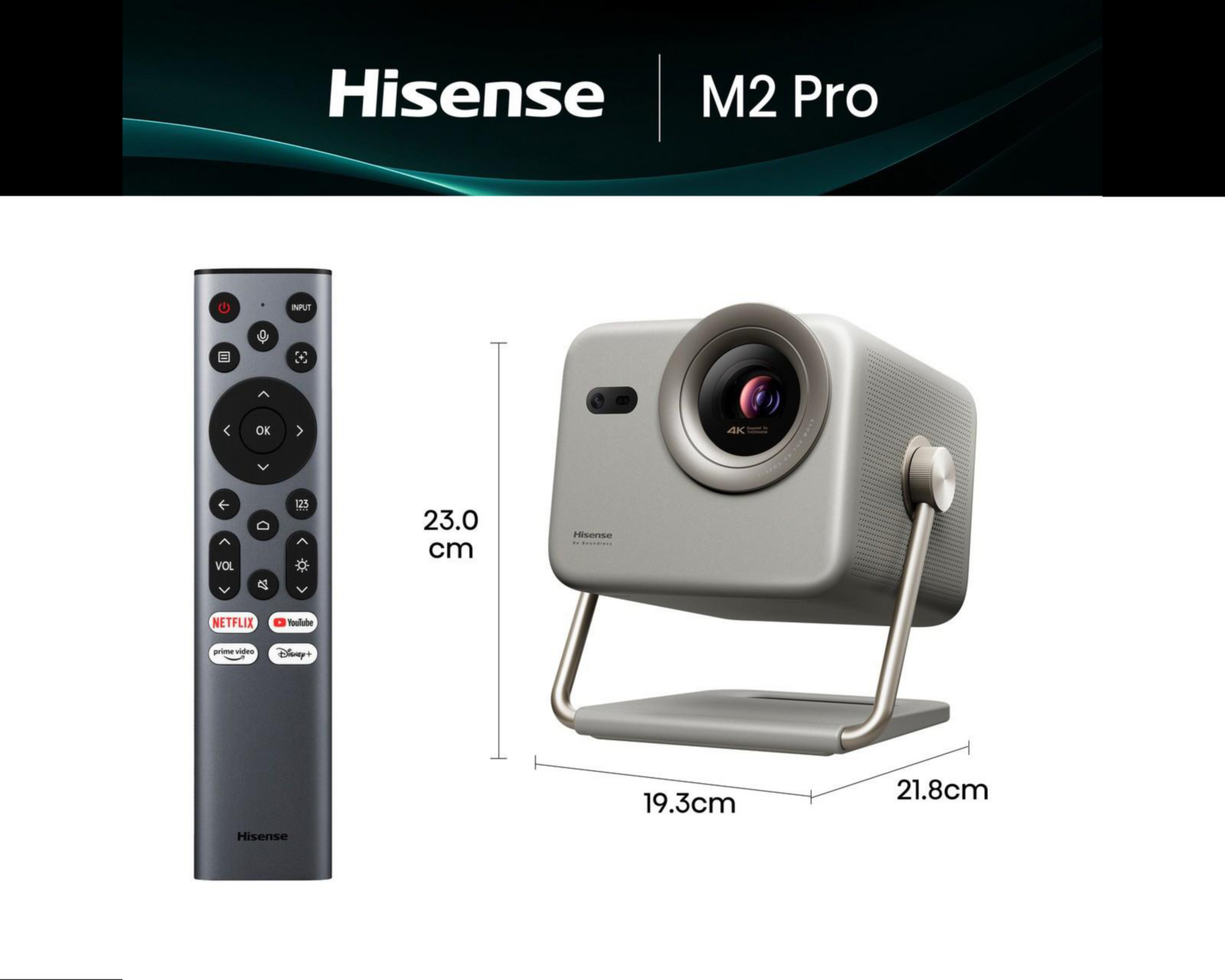 Foto 11 pulgar | Preventa Miniproyector Portátil Hisense 1300 Lúmenes 65 - 200 Pulgadas M2 Pro