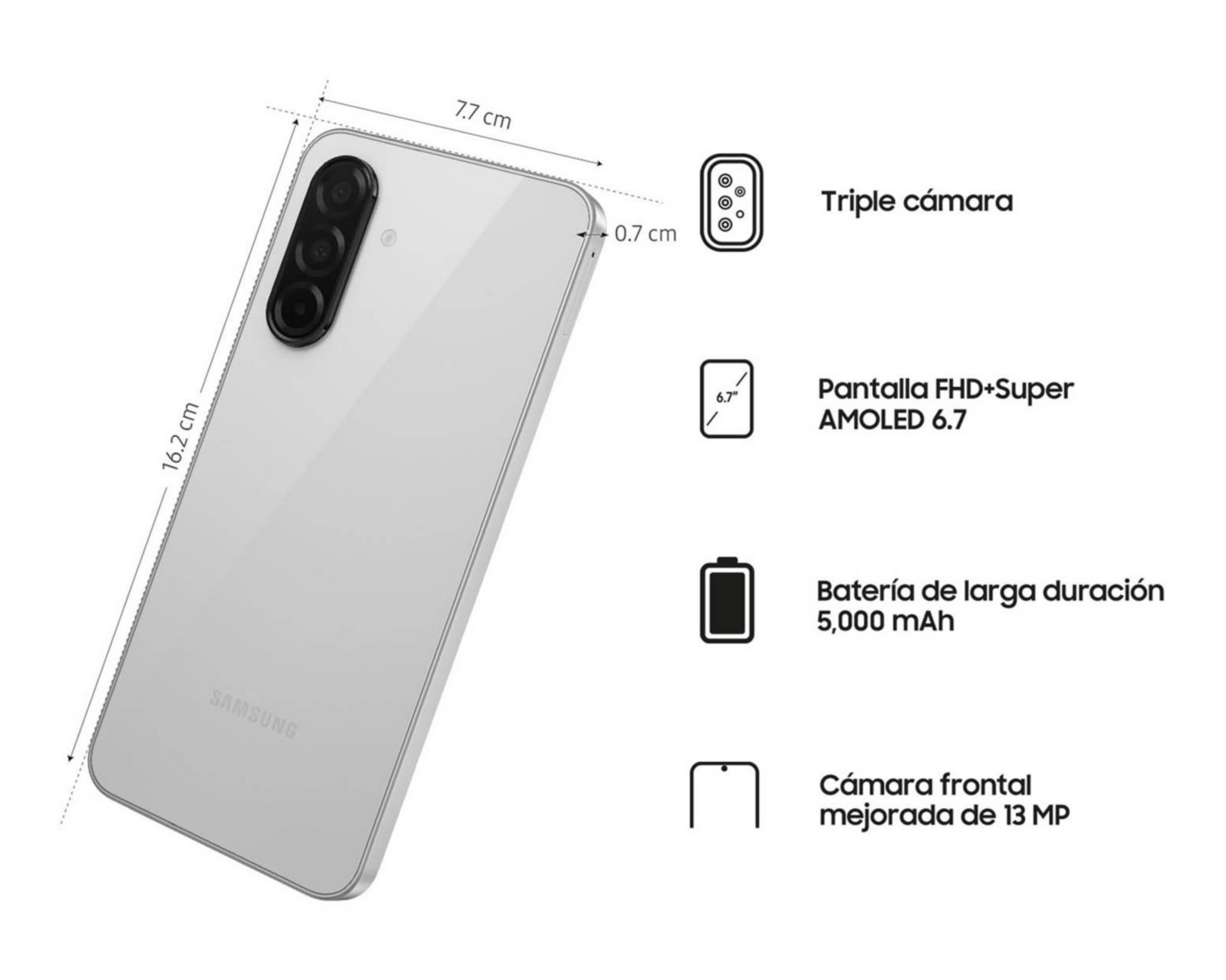 Foto 10 pulgar | AT&T Samsung Galaxy A26 5G 128 GB Verde