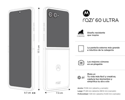 Foto 10 | Celular Motorola Razr 60 Ultra Liberado 1 TB Rojo