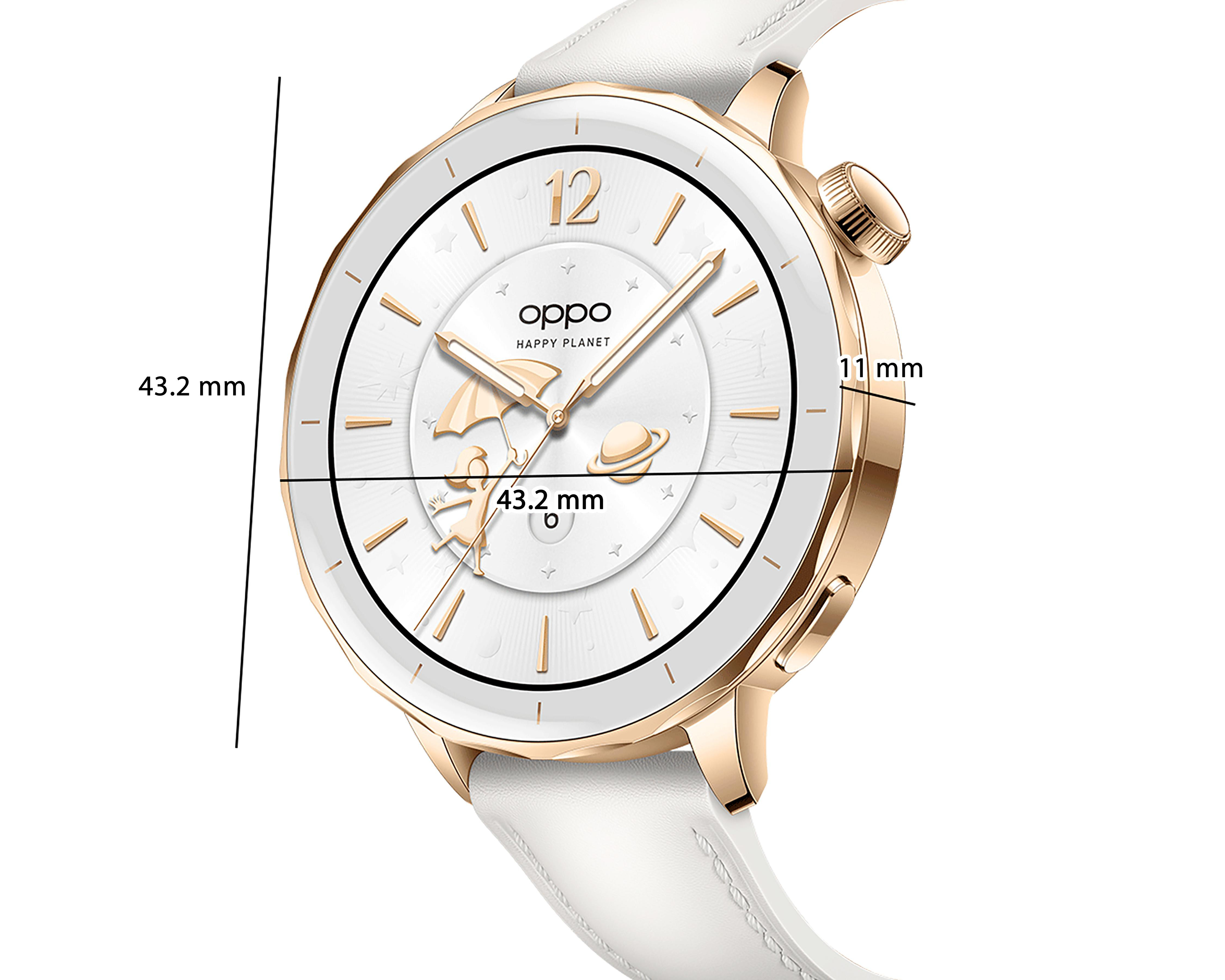 Foto 5 pulgar | Smartwatch OPPO Watch X2 Mini 43.2 mm Resistente al Agua Blanco