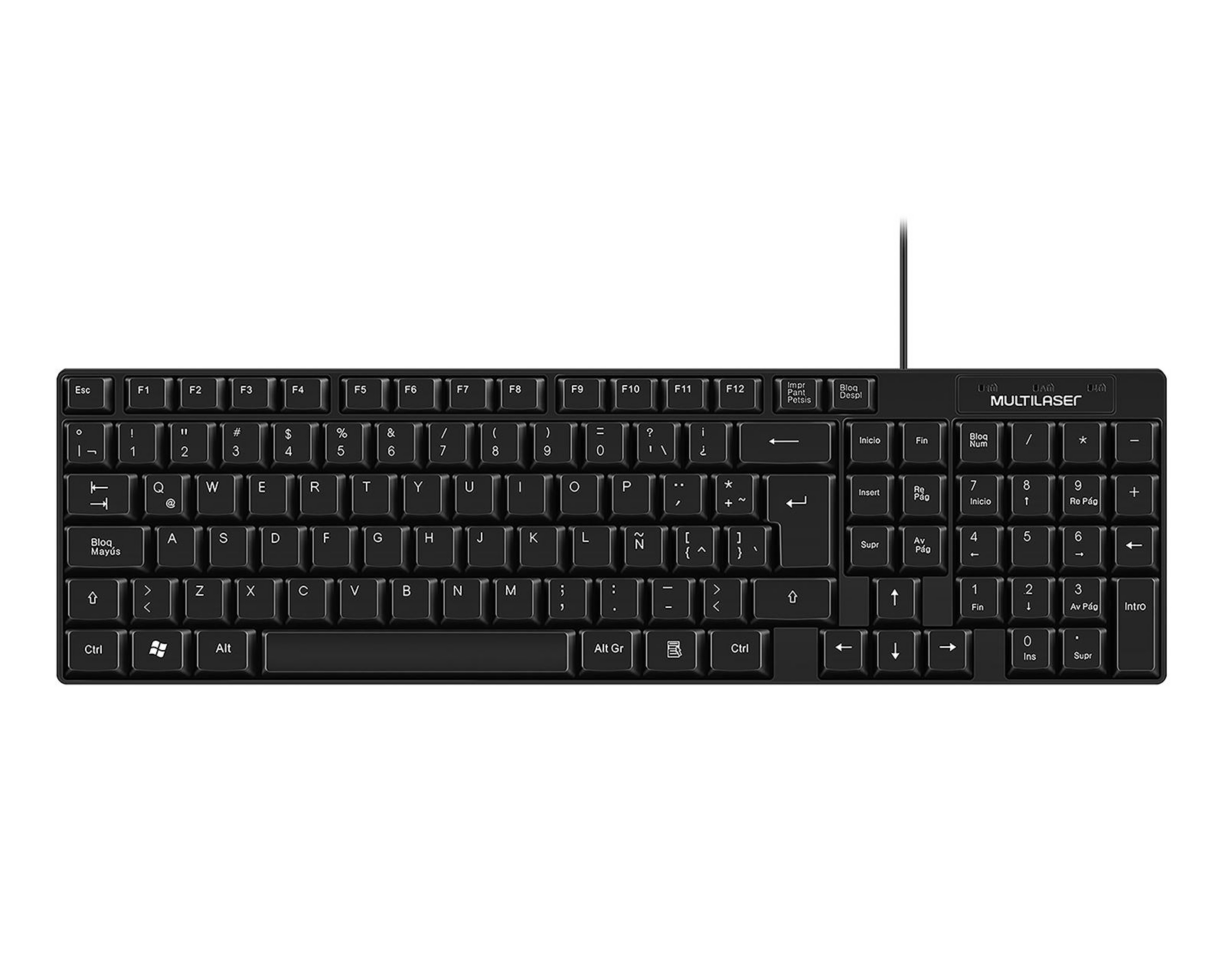 Teclado Alámbrico Multilaser TC501