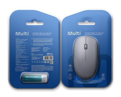 Foto 5 | Mouse Inalámbrico Multilaser MO342