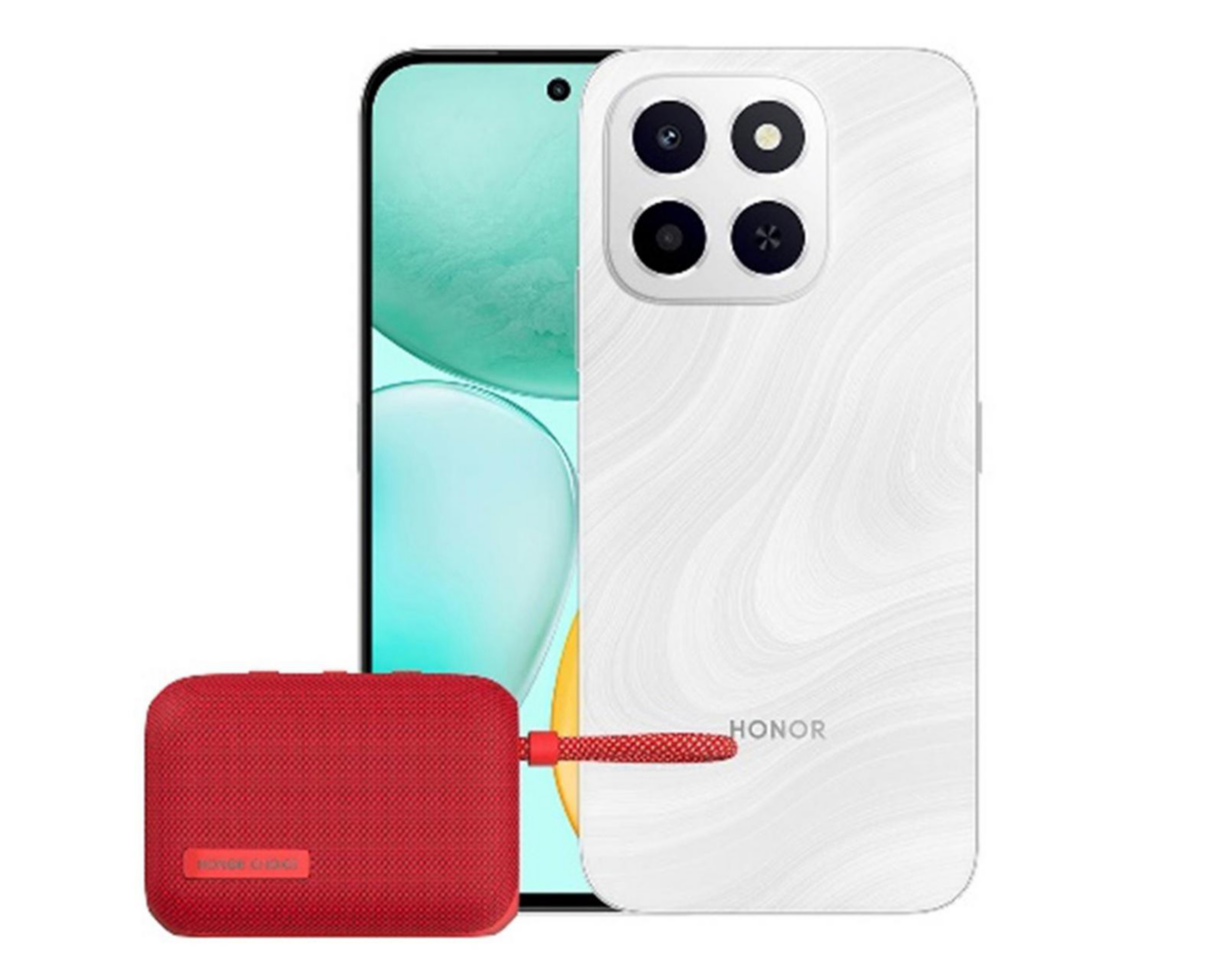 Foto 2 pulgar | Movistar Honor X6C 256 GB Blanco + Bocina