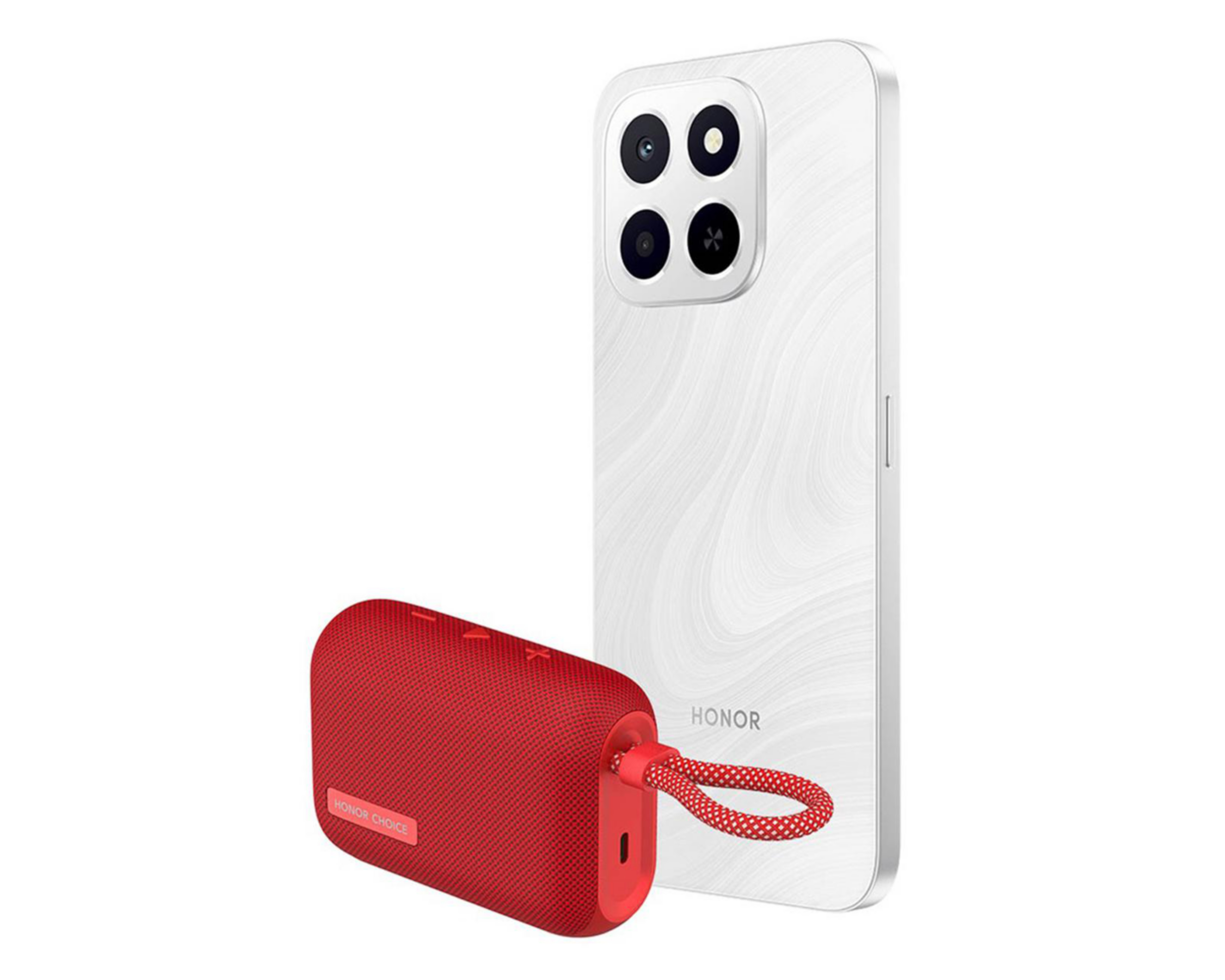 Foto 6 pulgar | Movistar Honor X6C 256 GB Blanco + Bocina