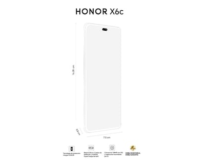 Foto 6 | Movistar Honor X6C 256 GB Azul + Bocina