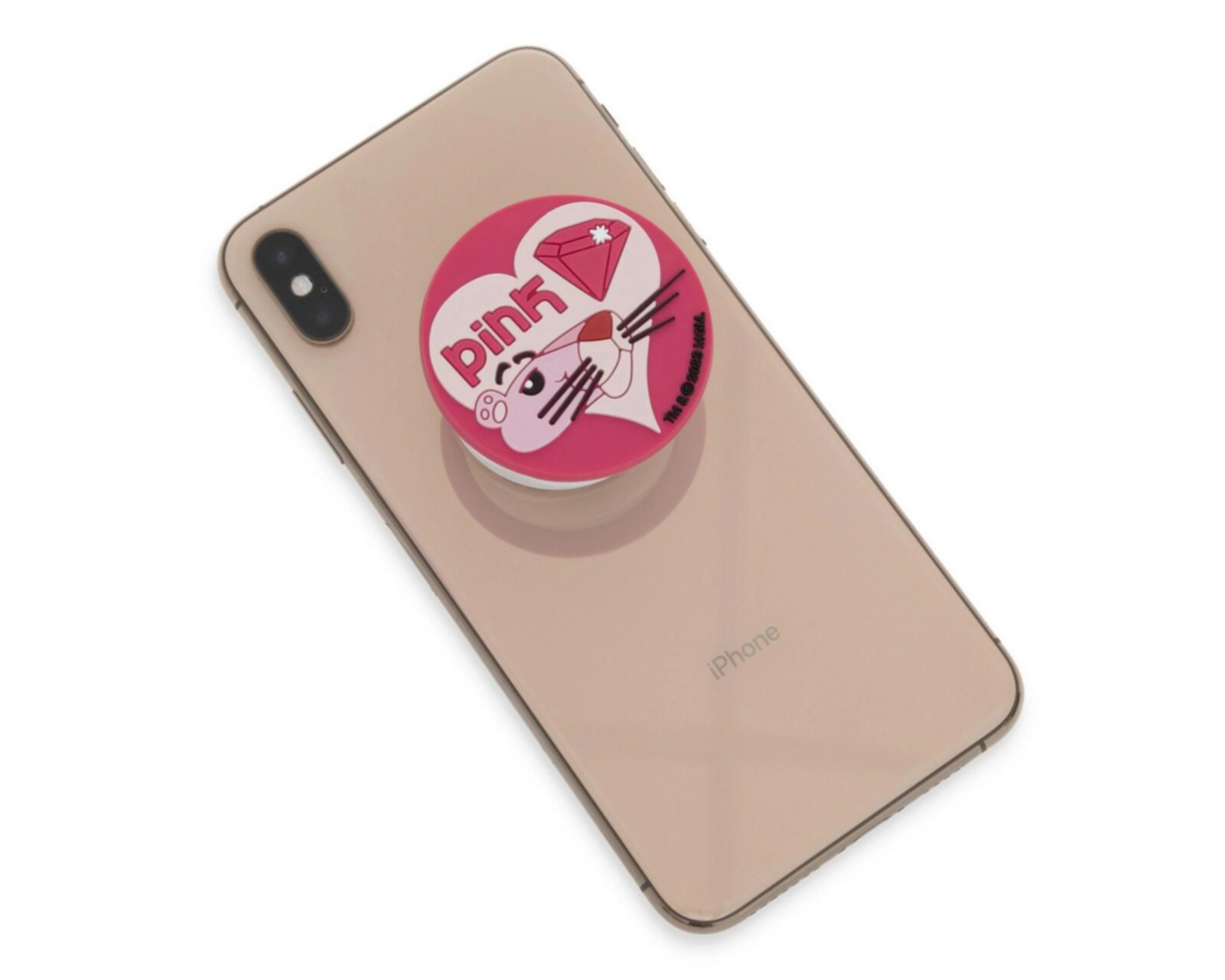 Soporte Adherible MGM Rosa para Celular