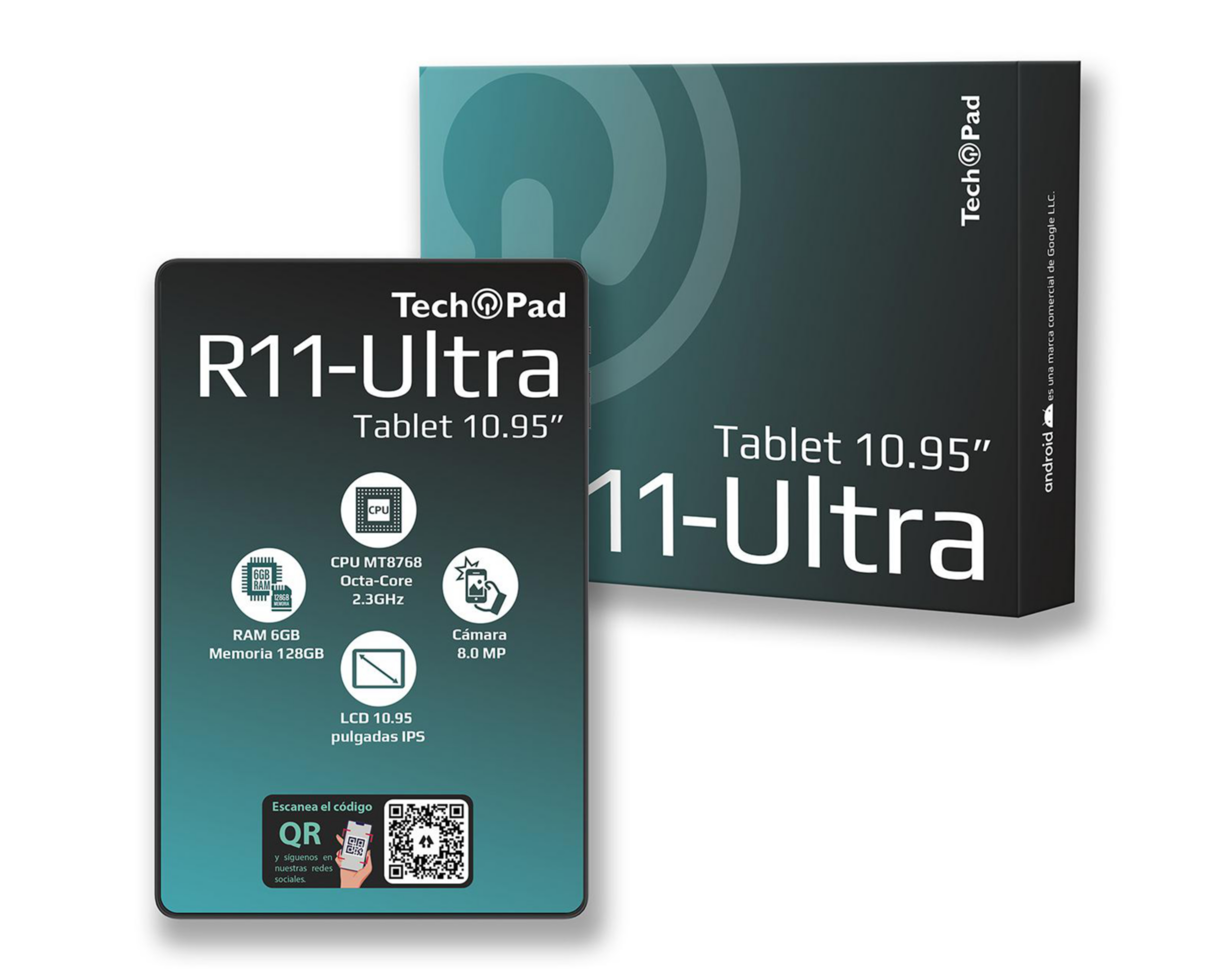 Foto 5 pulgar | Tablet Tech Pad R11 Ultra 10.95 Pulgadas 128 GB 6 GB RAM