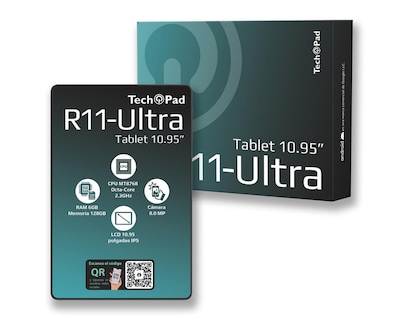 Foto 4 | Tablet Tech Pad R11 Ultra 10.95 Pulgadas 128 GB 6 GB RAM