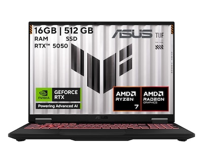 Foto 1 | Laptop Gamer Asus TUF Gaming A16 16 Pulgadas Nvidia rtx 5050 16 GB RAM 512 GB SSD Negra