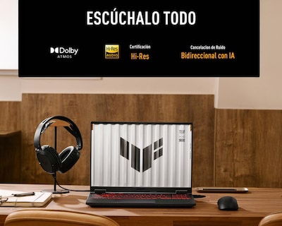 Foto 2 | Laptop Gamer Asus TUF Gaming A16 16 Pulgadas Nvidia rtx 5050 16 GB RAM 512 GB SSD Negra