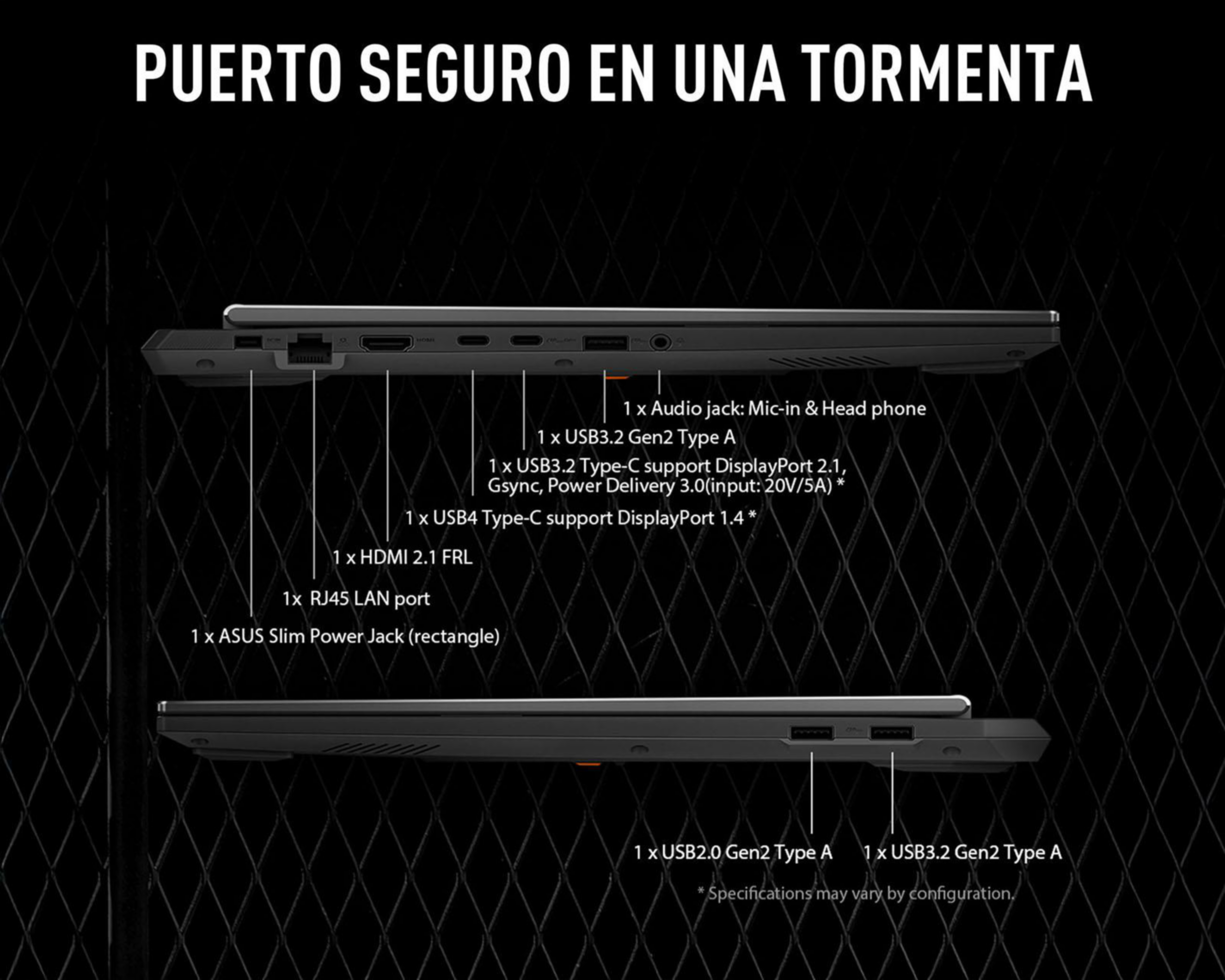 Foto 5 pulgar | Laptop Gamer Asus TUF Gaming A16 16 Pulgadas Nvidia rtx 5050 16 GB RAM 512 GB SSD Negra