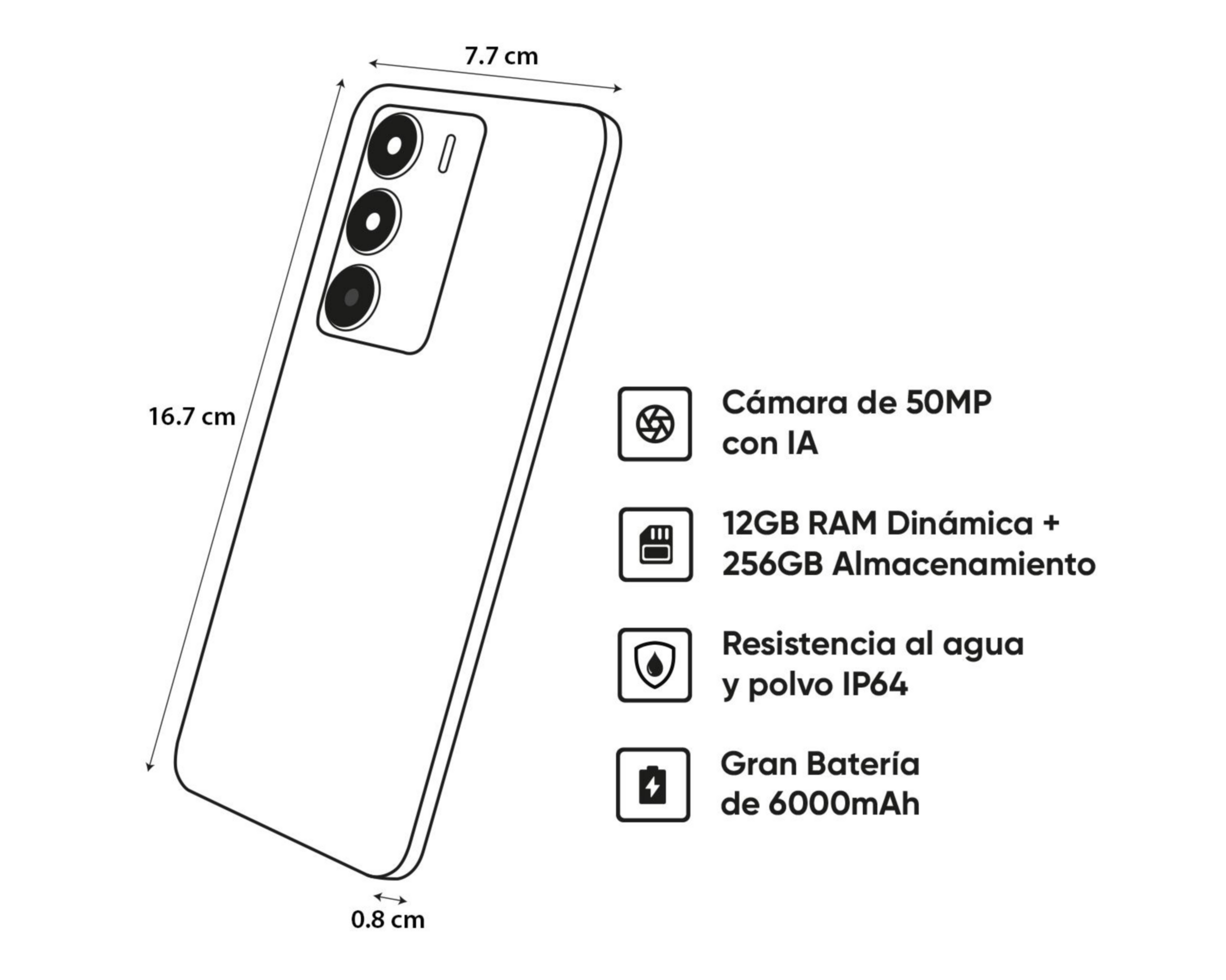 Foto 9 | Telcel Realme C71 256 GB Blanco