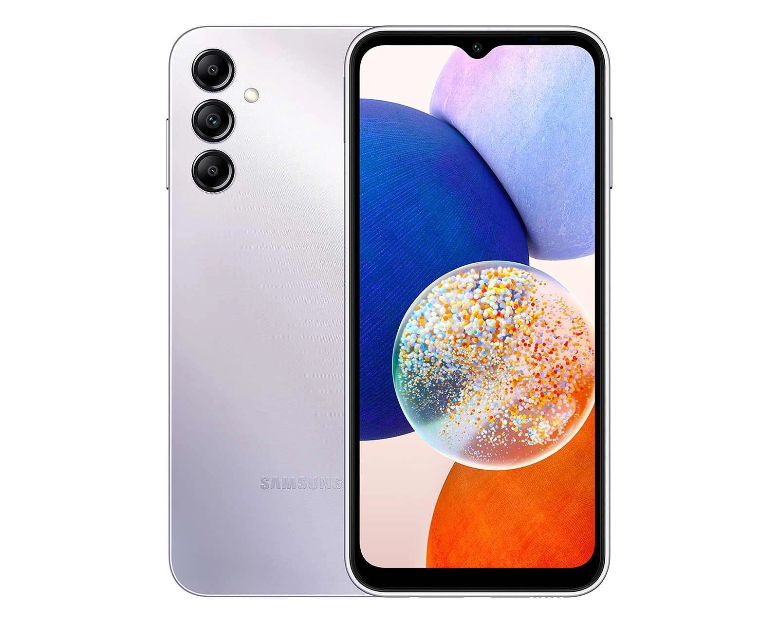 Celular Samsung Desbloqueado Galaxy A14 5G 128 GB Plateado $4,999