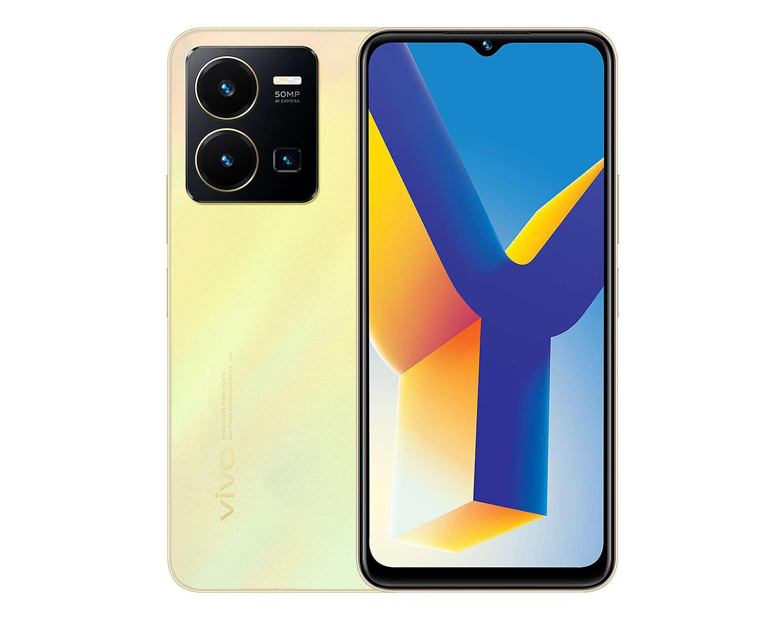 Celular Vivo Liberado Y35 128 GB Dorado $3,499